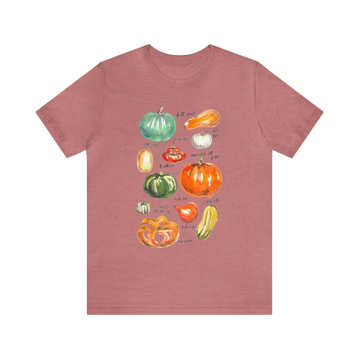 Squash Variety Shirt, Thanksgiving Fall Shirt, Cottagecore Shirt, Squash and Gourd Shirt, Gardener & Plant Lover Shirt, Autumn Season Shirt
