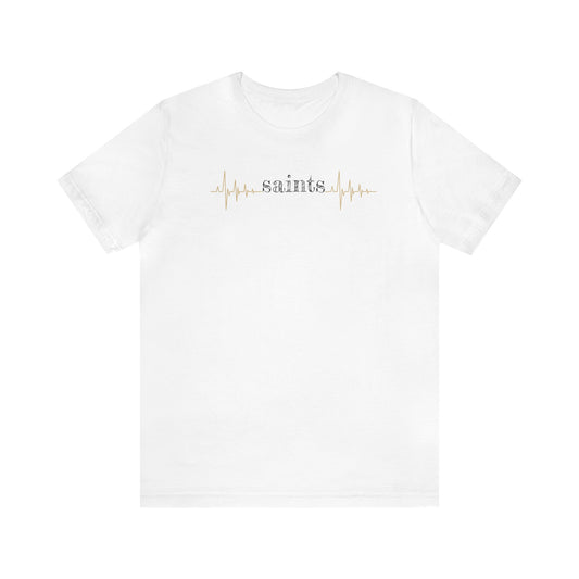 Heartbeat New Orleans Saints Shirt, Football Shirt, Heartbeat Sports Shirt, New Orleans Football, Football T, Heartbeat Shirt, Saints Shirt