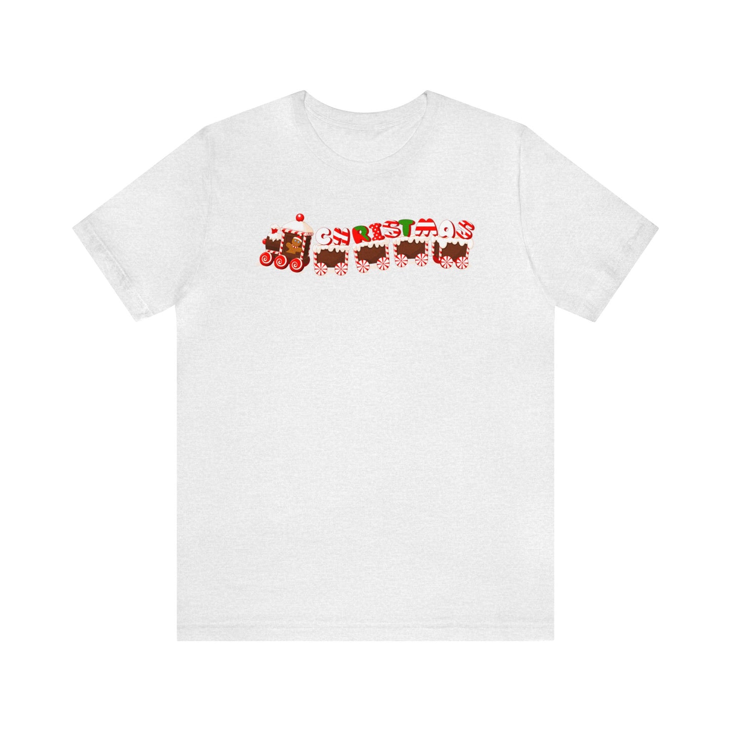 Ginger Bread Christmas Train Shirt, Christmas Shirt, Xmas Shirt, Holiday Shirt, Merry Shirt, Festive Shirt, Christmas Gift, Winter Tee