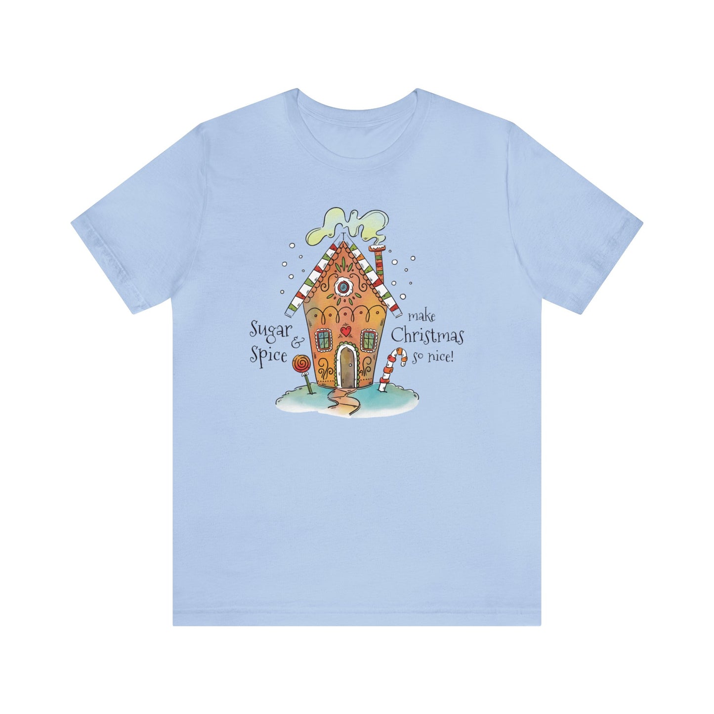 Sugar And Spice Make Christmas So Nice Shirt, Christmas Shirt, Xmas Shirt, Holiday Shirt, Merry Shirt, Festive Shirt, Christmas Gift, Winter