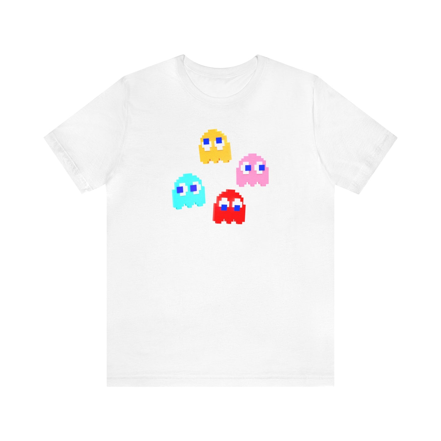 Blinky, Pinky, Inky, and Clyde Shirt, Ghost Shirt, Halloween Pacman Shirt, Funny Pacman Ghost Shirt, Halloween Ghost T, Spooky Shirt, 8-Bit