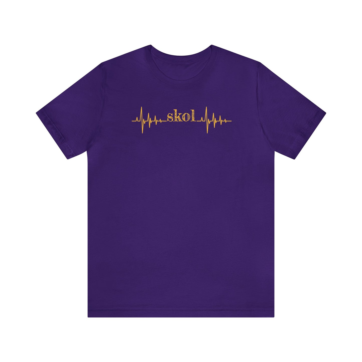 Heartbeat Minnesota Vikings Shirt, Skol Shirt, Football Shirt, Heartbeat Sports Shirt, Minnesota Football, Football T, Heartbeat Shirt,Skol