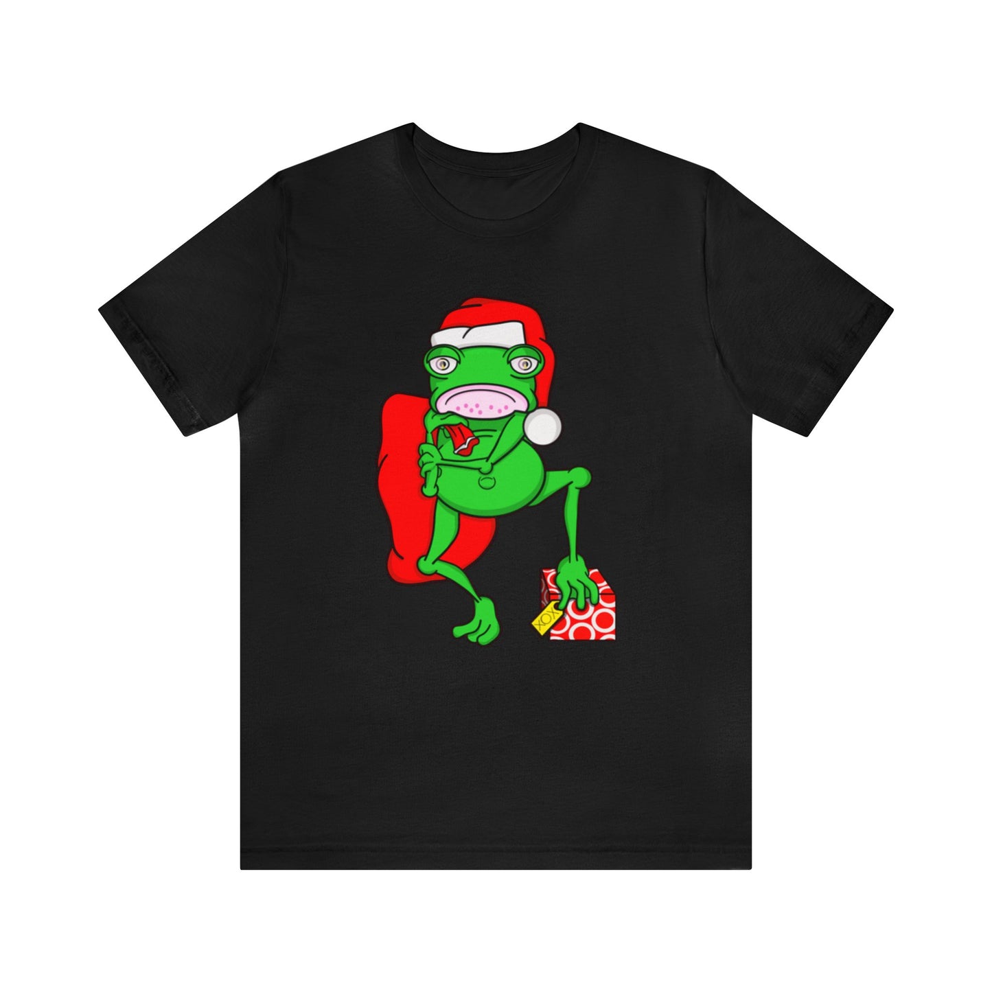 Frog Santa Shirt, Santa Claus Shirt, Christmas Shirt, Xmas Shirt, Holiday Shirt, Merry Shirt, Festive Shirt, Merry Christmas Tee, Frog Shirt