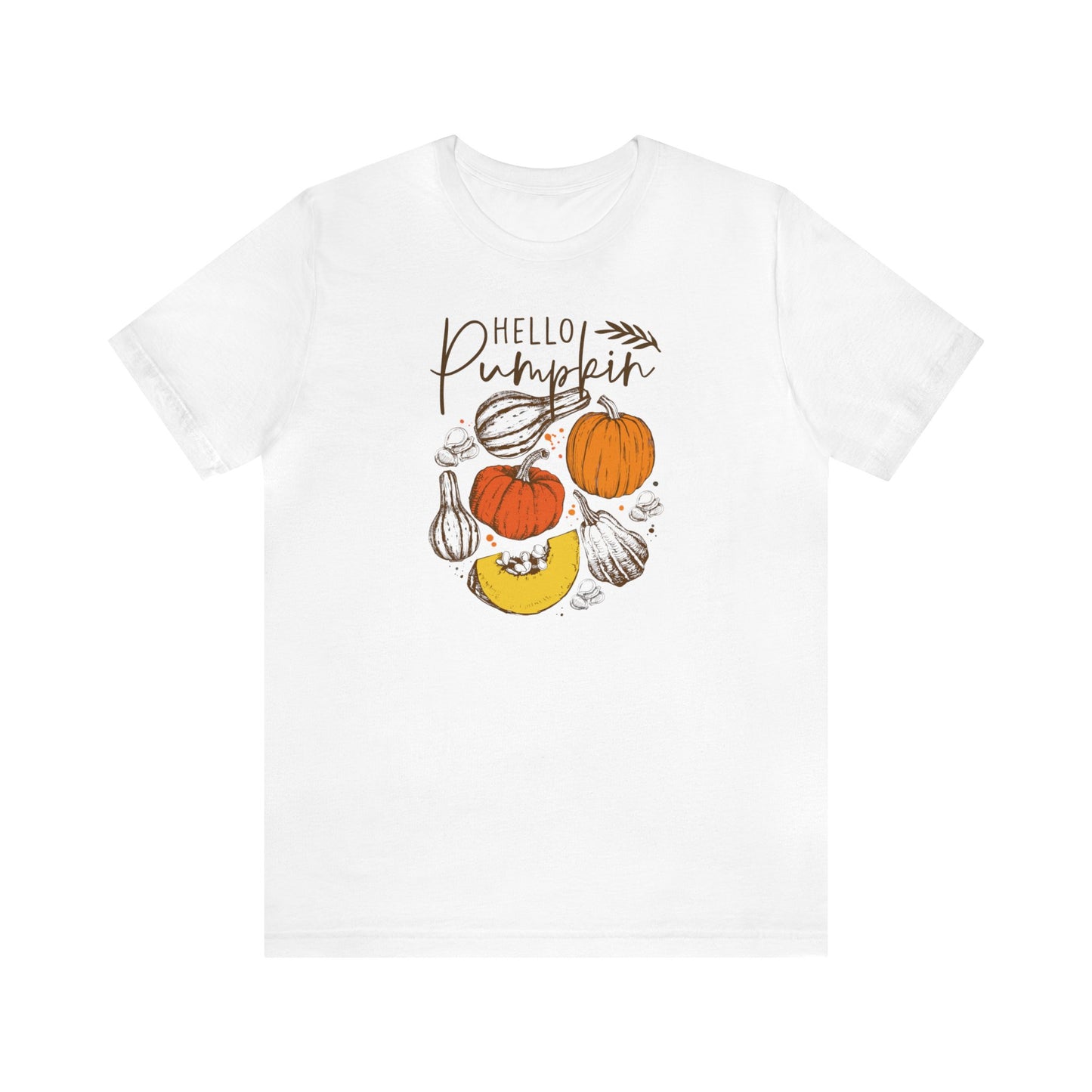 Hello Pumpkin Shirt, Fall Pumpkin Shirt, Cute Fall Shirt, Thanksgiving Shirt, Shirt for Women, Teacher Fall Shirt, Autumn Shirt, Fall Tee