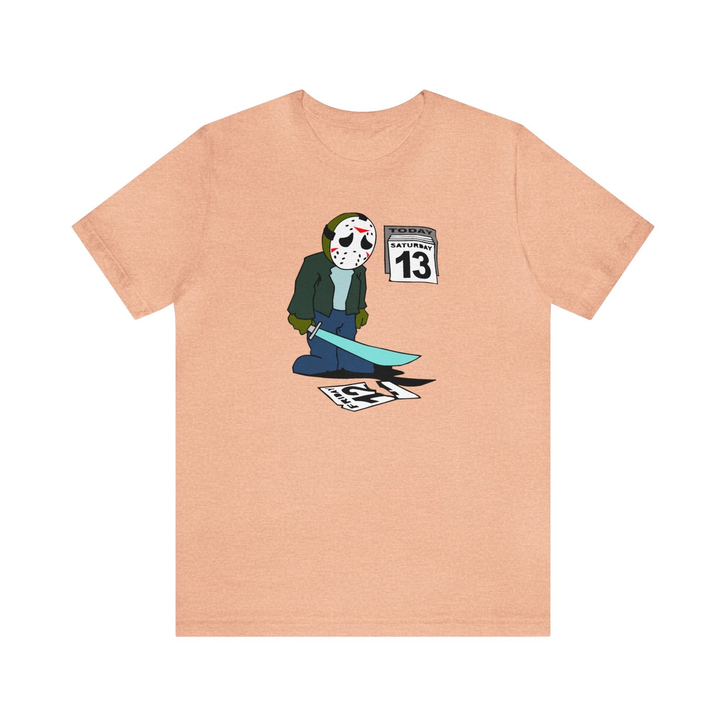 Saturday The 13th Shirt, Sad Jason Shirt, Friday The 13th Shirt, Jason Voorhees Shirt, Funny Halloween Shirt, Spooky Shirt, Funny Jason Tee