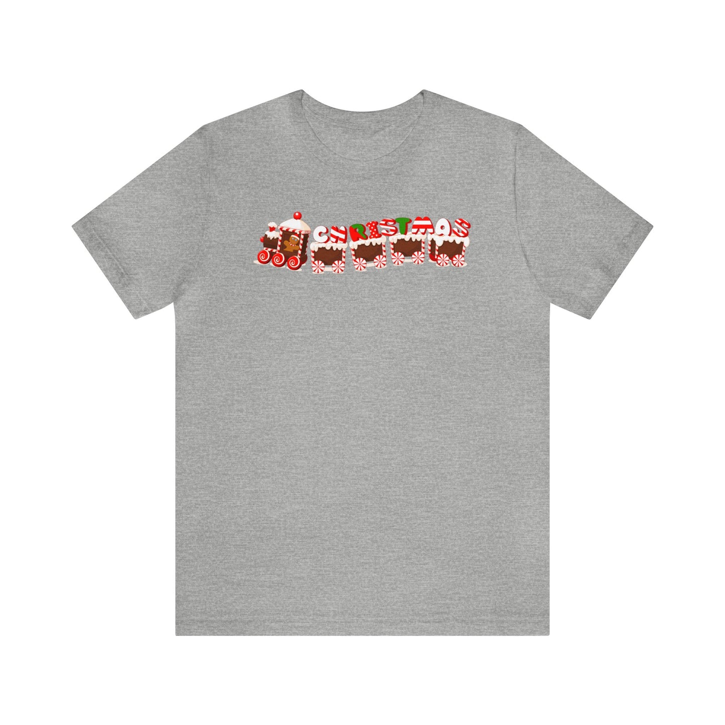 Ginger Bread Christmas Train Shirt, Christmas Shirt, Xmas Shirt, Holiday Shirt, Merry Shirt, Festive Shirt, Christmas Gift, Winter Tee