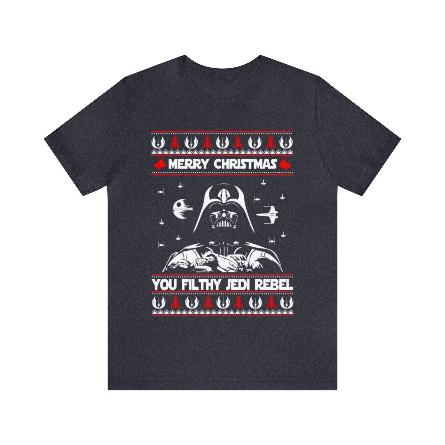 Merry Christmas You Filthy Jedi Rebel Shirt, Star Wars Christmas Sweater, Darth, Vader, Holiday, Ugly, Xmas, Funny Christmas, Funny Vader T