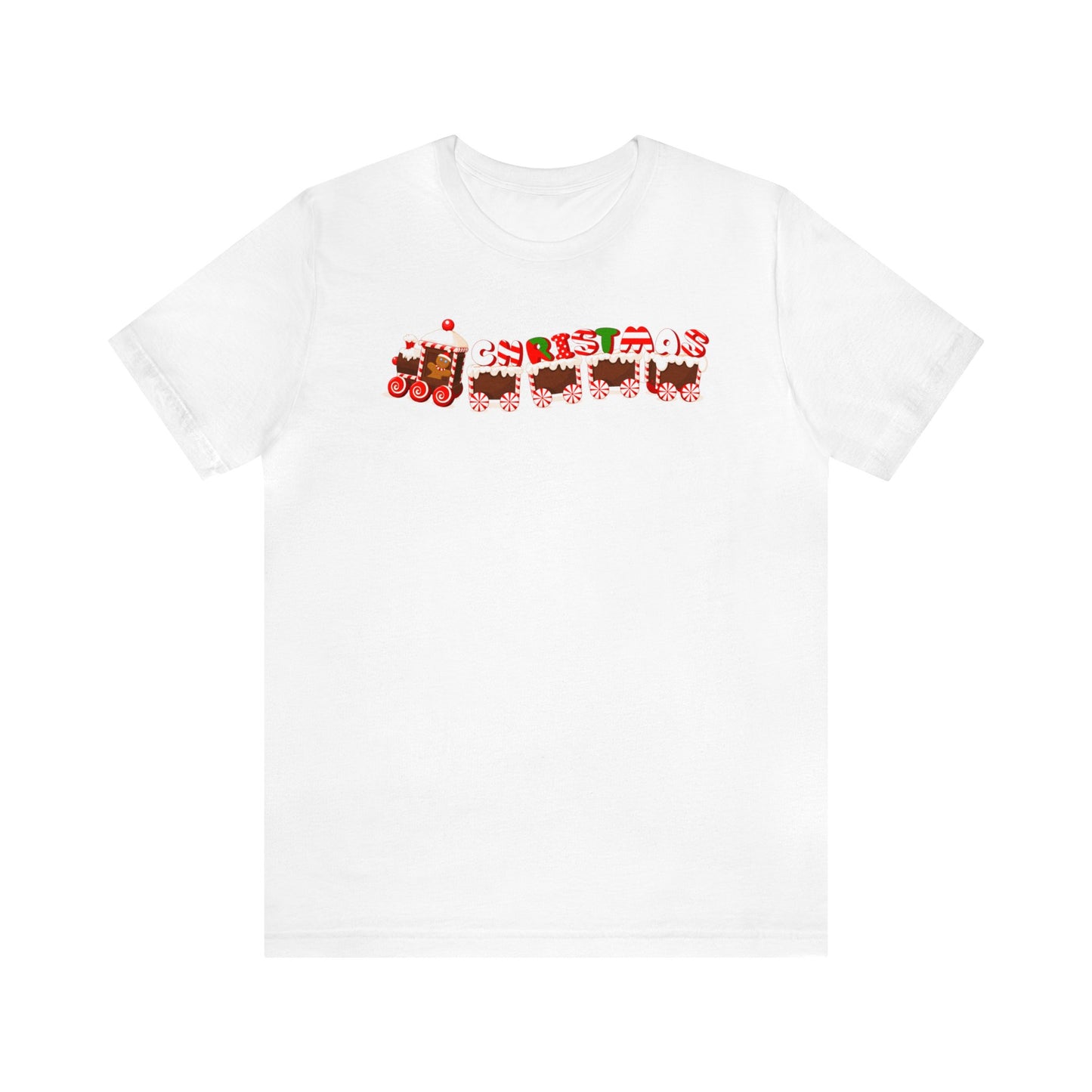 Ginger Bread Christmas Train Shirt, Christmas Shirt, Xmas Shirt, Holiday Shirt, Merry Shirt, Festive Shirt, Christmas Gift, Winter Tee