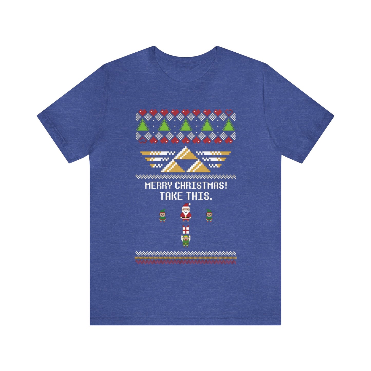 Merry Christmas Take This Ugly Christmas Sweater, NES Christmas Sweater, Video Game Shirt, Gamer Shirt, 8-Bit, Holiday Sweater, Ugly, Xmas