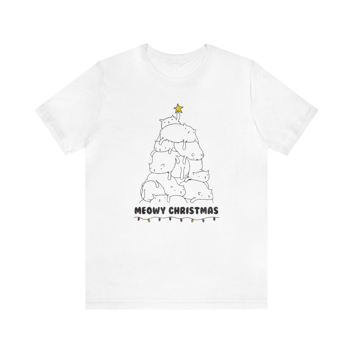 Meowy Christmas Shirt, Christmas Shirt, Xmas Shirt, Holiday Shirt, Merry Shirt, Festive Shirt, Merry Christmas Tee, Christmas Gift, Holiday