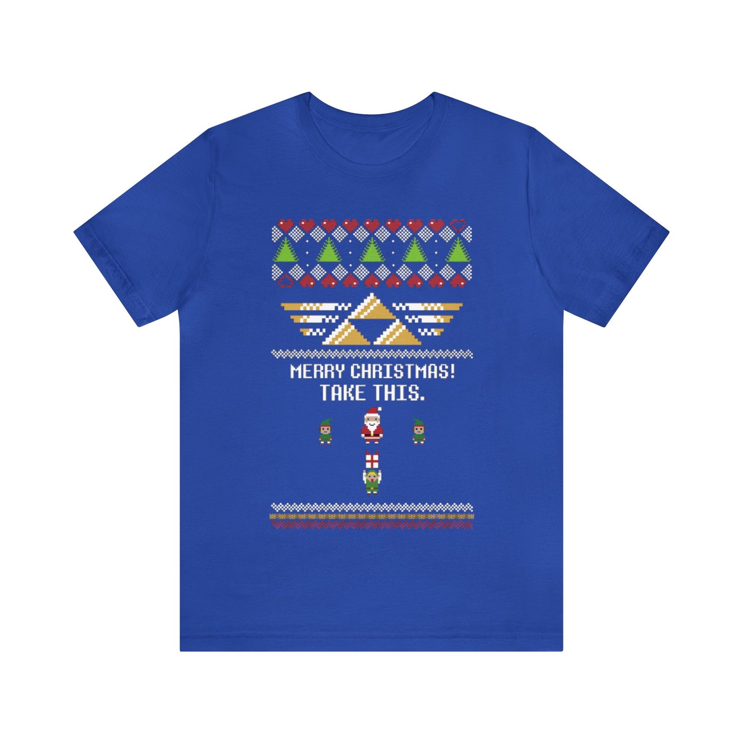 Merry Christmas Take This Ugly Christmas Sweater, NES Christmas Sweater, Video Game Shirt, Gamer Shirt, 8-Bit, Holiday Sweater, Ugly, Xmas