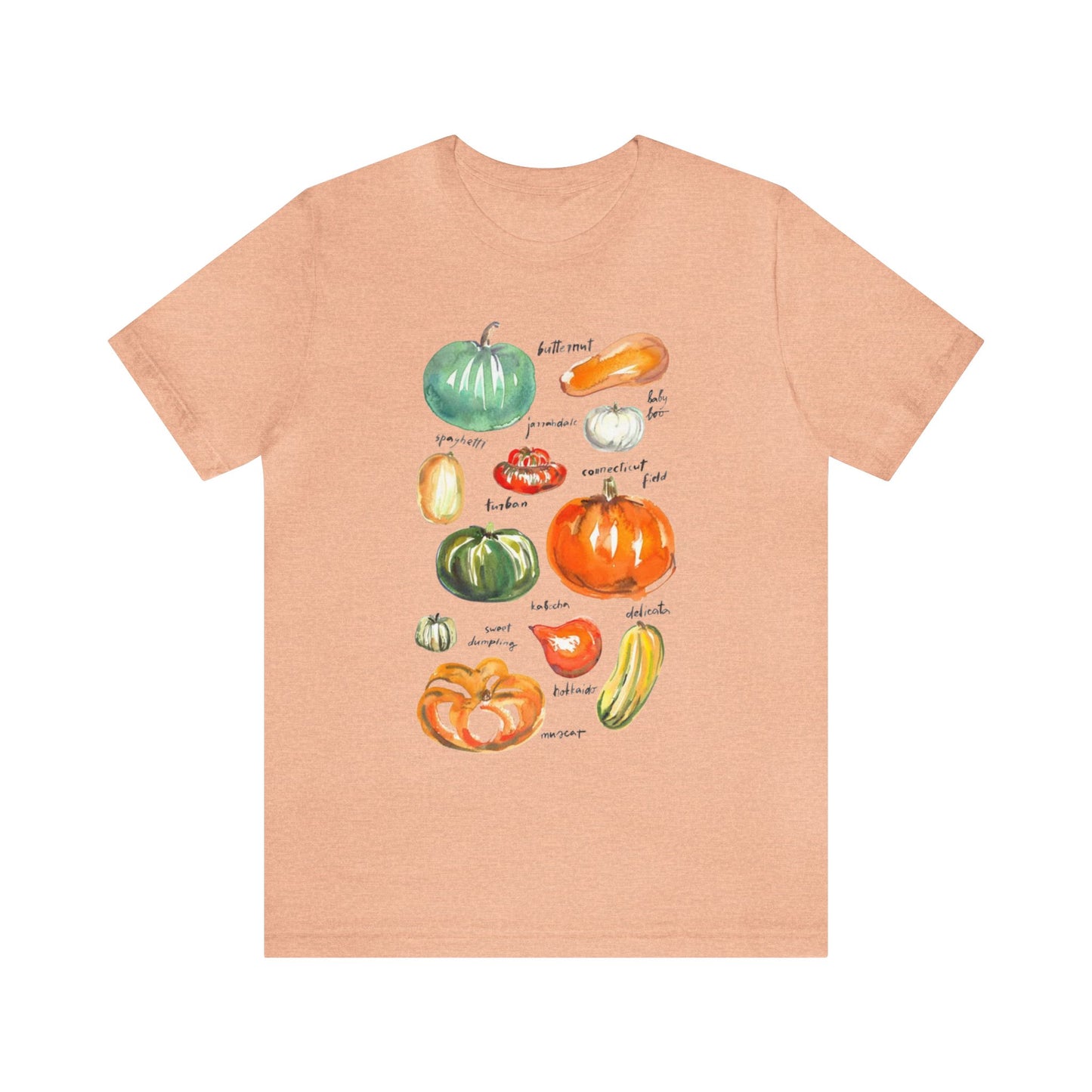 Squash Variety Shirt, Thanksgiving Fall Shirt, Cottagecore Shirt, Squash and Gourd Shirt, Gardener & Plant Lover Shirt, Autumn Season Shirt