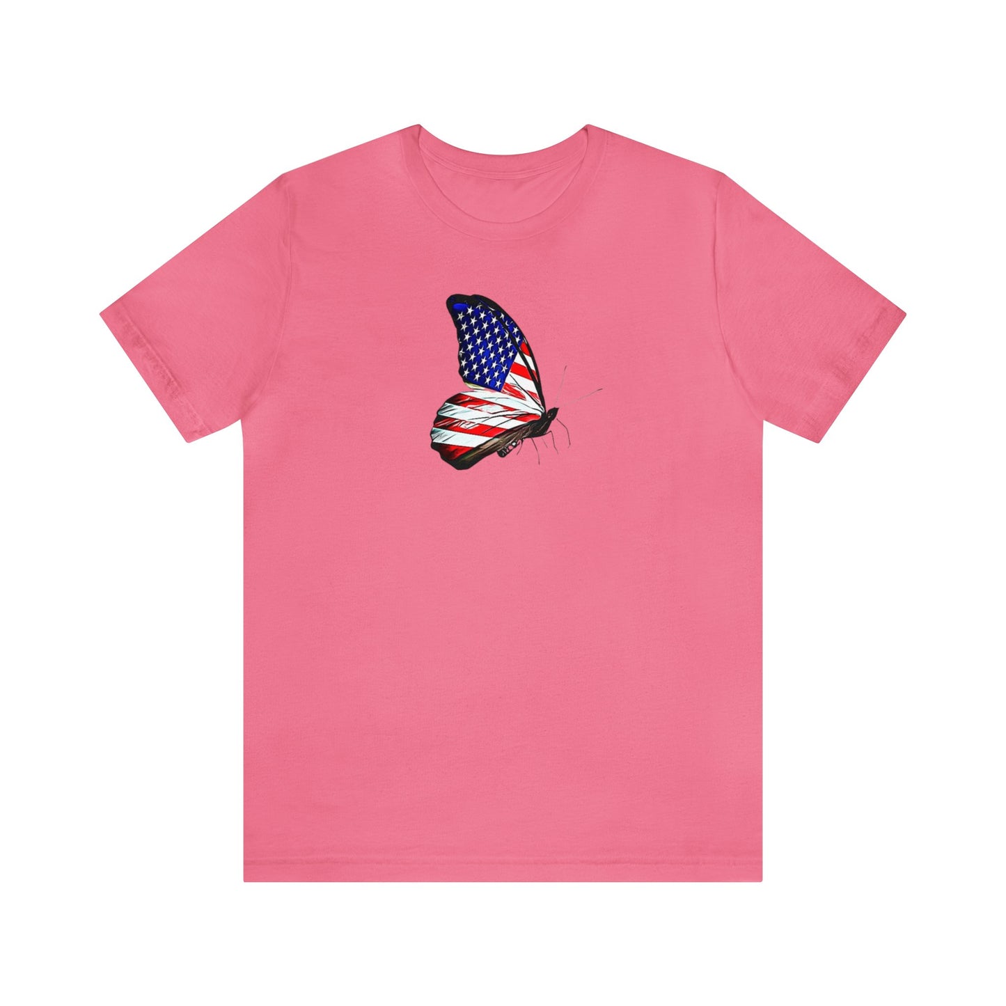 American Flag Butterfly Shirt, Red, White and Blue, 4th of July Shirt, Patriotic Shirt, USA Shirt, Freedom Shirt, Butterfly Shirt, Butterfly