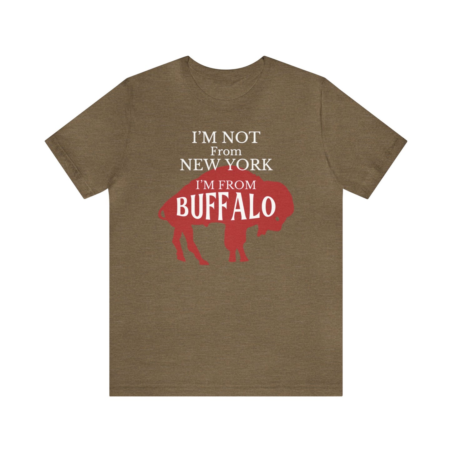 I'm Not From New York I'm From Buffalo Shirt, Bills Football Shirt, East Coast Shirt, Freedom Shirt, Funny Buffalo Football Shirt, Buffalo