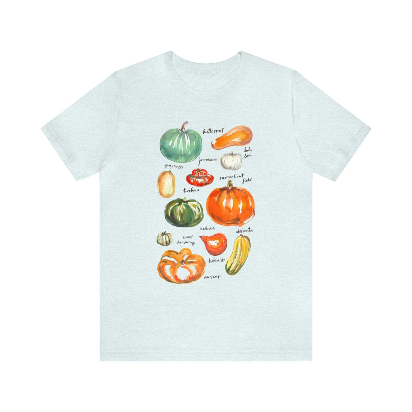 Squash Variety Shirt, Thanksgiving Fall Shirt, Cottagecore Shirt, Squash and Gourd Shirt, Gardener & Plant Lover Shirt, Autumn Season Shirt