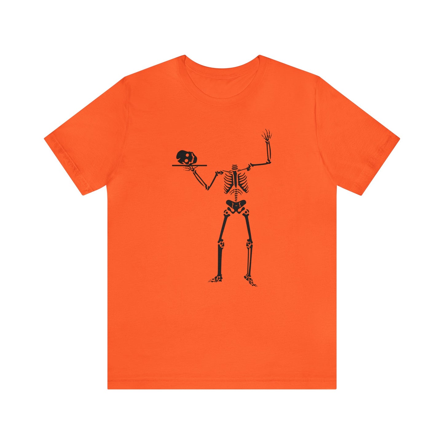 Skeleton With Skull on Platter Shirt, Halloween Shirt, Funny Halloween Skeleton Shirt, Halloween Skeleton Lover Shirt, Server Skeleton Shirt