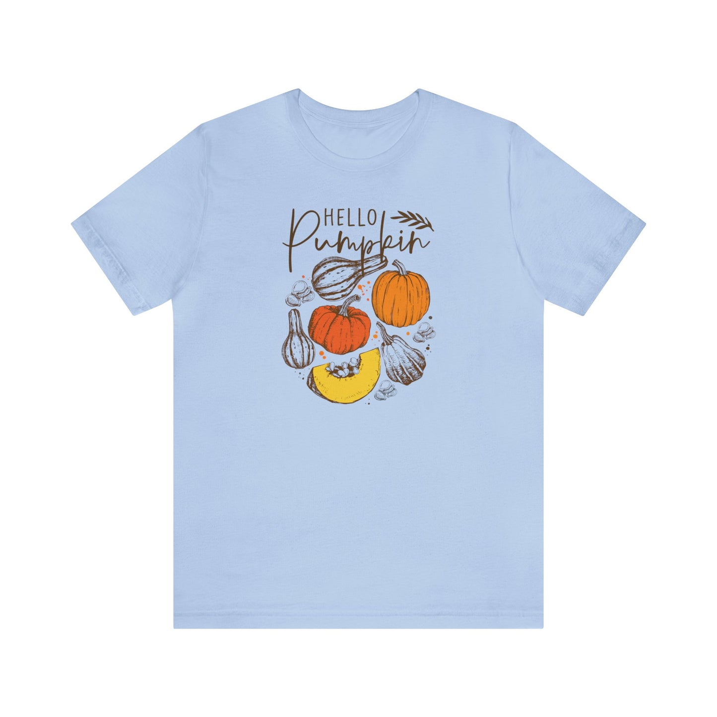 Hello Pumpkin Shirt, Fall Pumpkin Shirt, Cute Fall Shirt, Thanksgiving Shirt, Shirt for Women, Teacher Fall Shirt, Autumn Shirt, Fall Tee