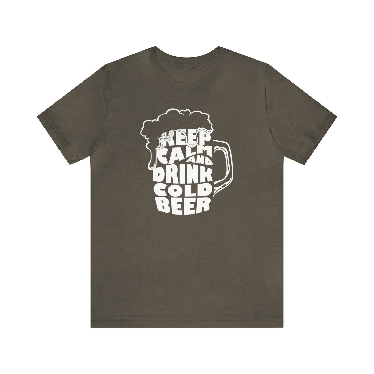 Keep Calm And Drink Cold Beer Shirt, Beer Drinking Shirt, Beer lover Shirt, Drinking Shirt, Sunday Funday Shirt, Alcohol Shirt, Bartender T