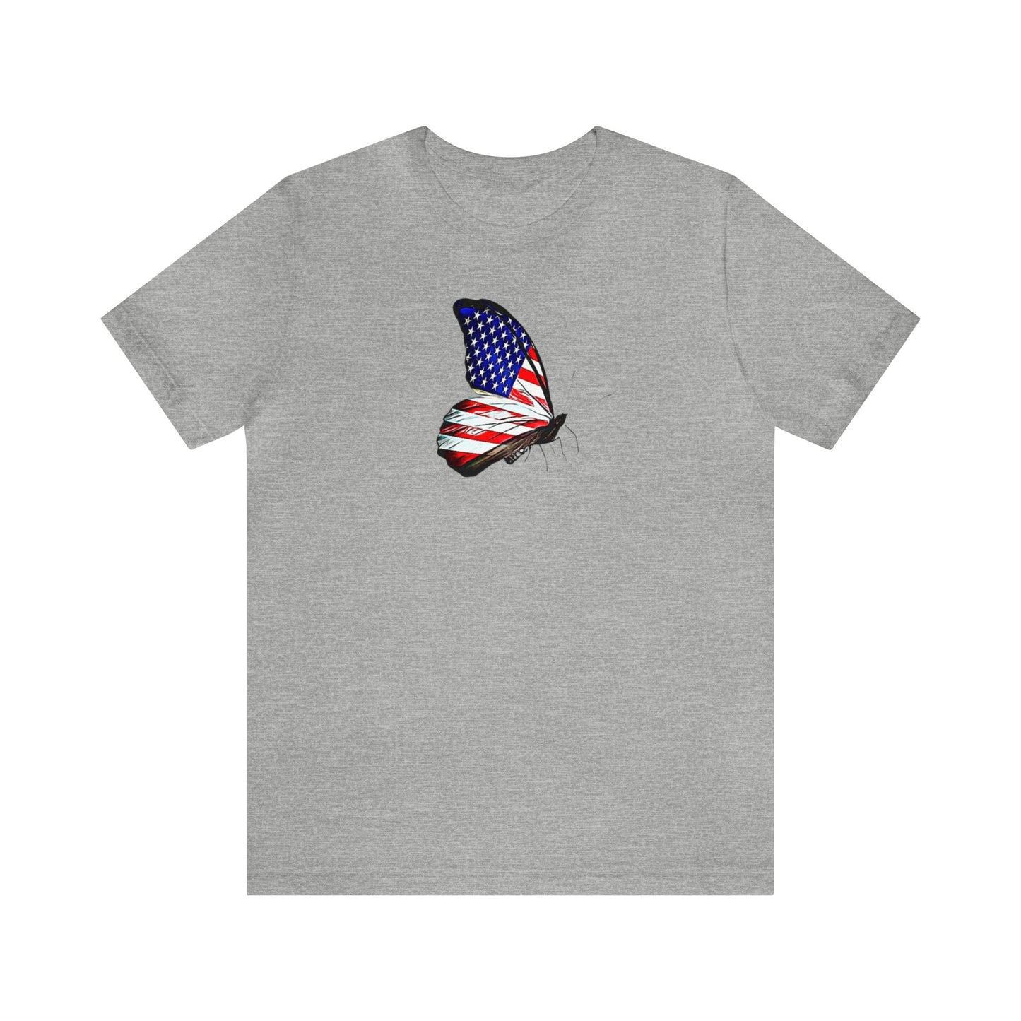 American Flag Butterfly Shirt, Red, White and Blue, 4th of July Shirt, Patriotic Shirt, USA Shirt, Freedom Shirt, Butterfly Shirt, Butterfly