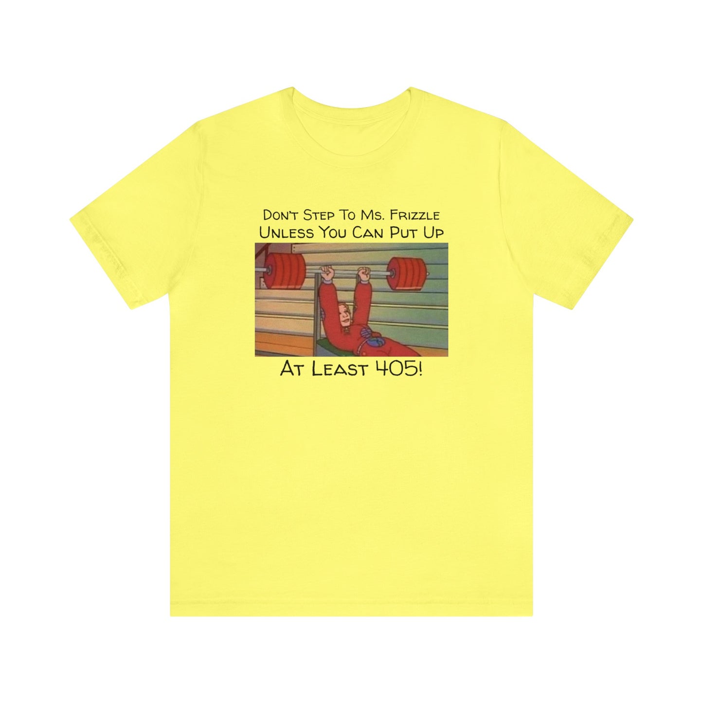 Ms. Frizzle Workout Shirt, Funny Shirt, Magic School Bus Gym T, Fitness Gym Shirt, Funny Gym Top, Muscle Shirt, Lifting Shirt, Flexing Tee,