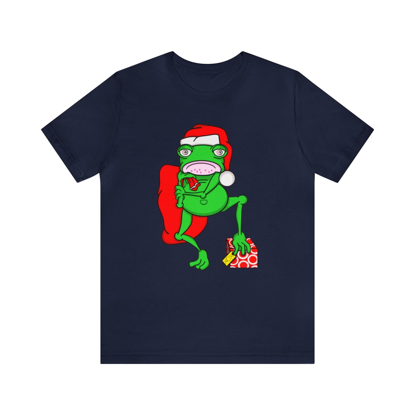Frog Santa Shirt, Santa Claus Shirt, Christmas Shirt, Xmas Shirt, Holiday Shirt, Merry Shirt, Festive Shirt, Merry Christmas Tee, Frog Shirt