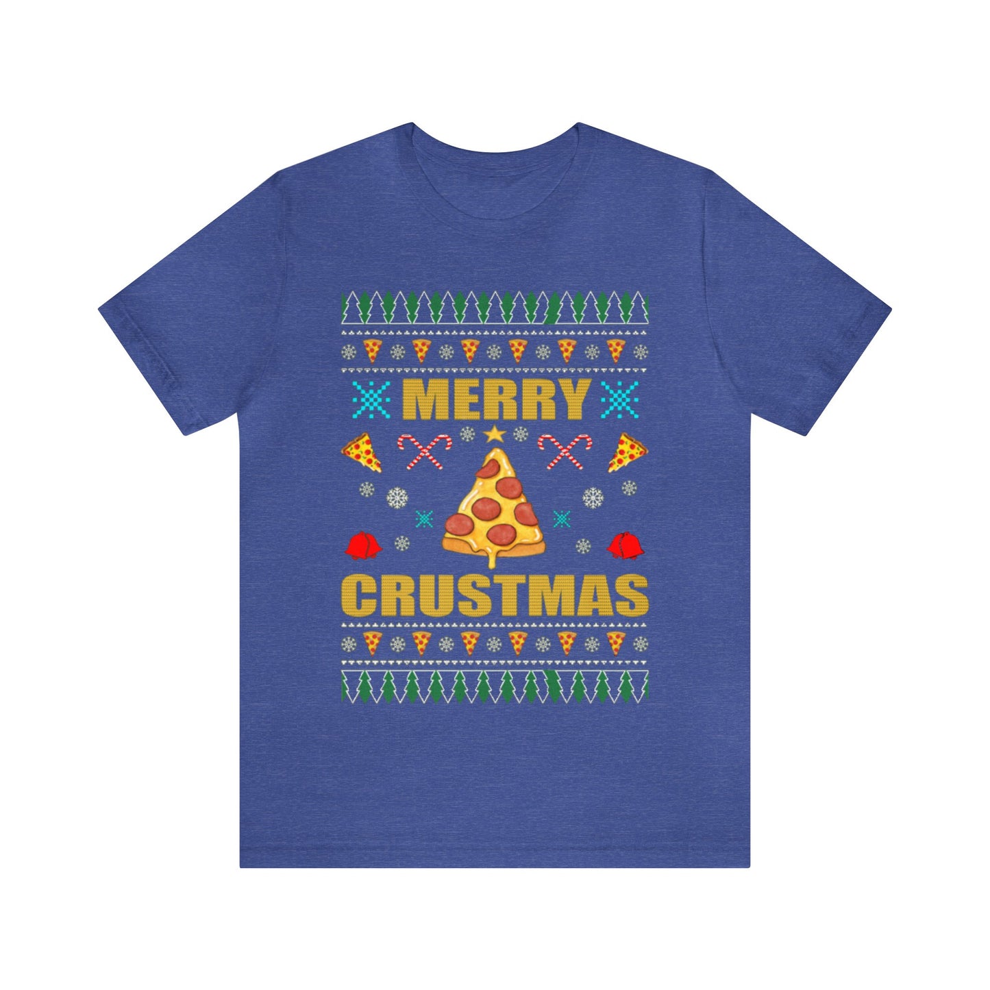 Merry Crustmas Ugly Christmas Sweater, Funny Christmas Sweater, Holiday Sweater, Pizza Christmas Shirt, Pizza Shirt, Pizza Lover, Xmas Shirt