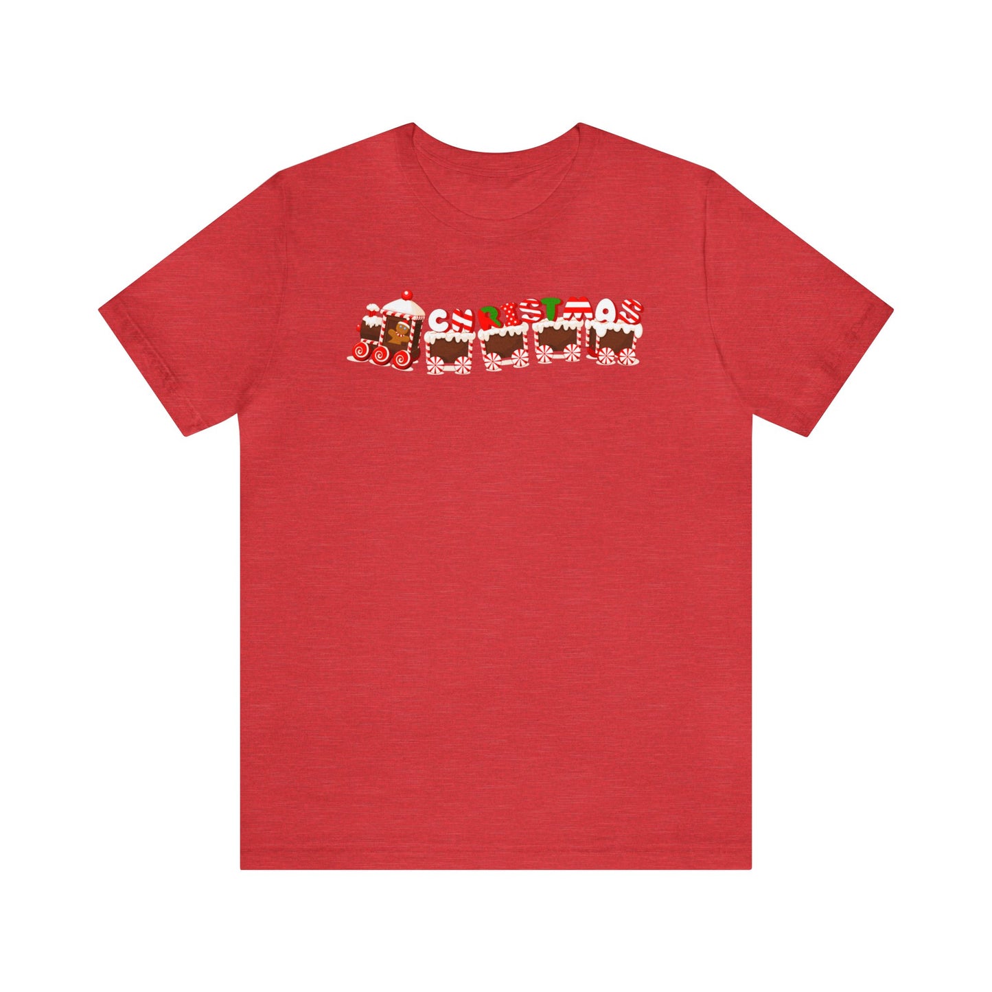 Ginger Bread Christmas Train Shirt, Christmas Shirt, Xmas Shirt, Holiday Shirt, Merry Shirt, Festive Shirt, Christmas Gift, Winter Tee