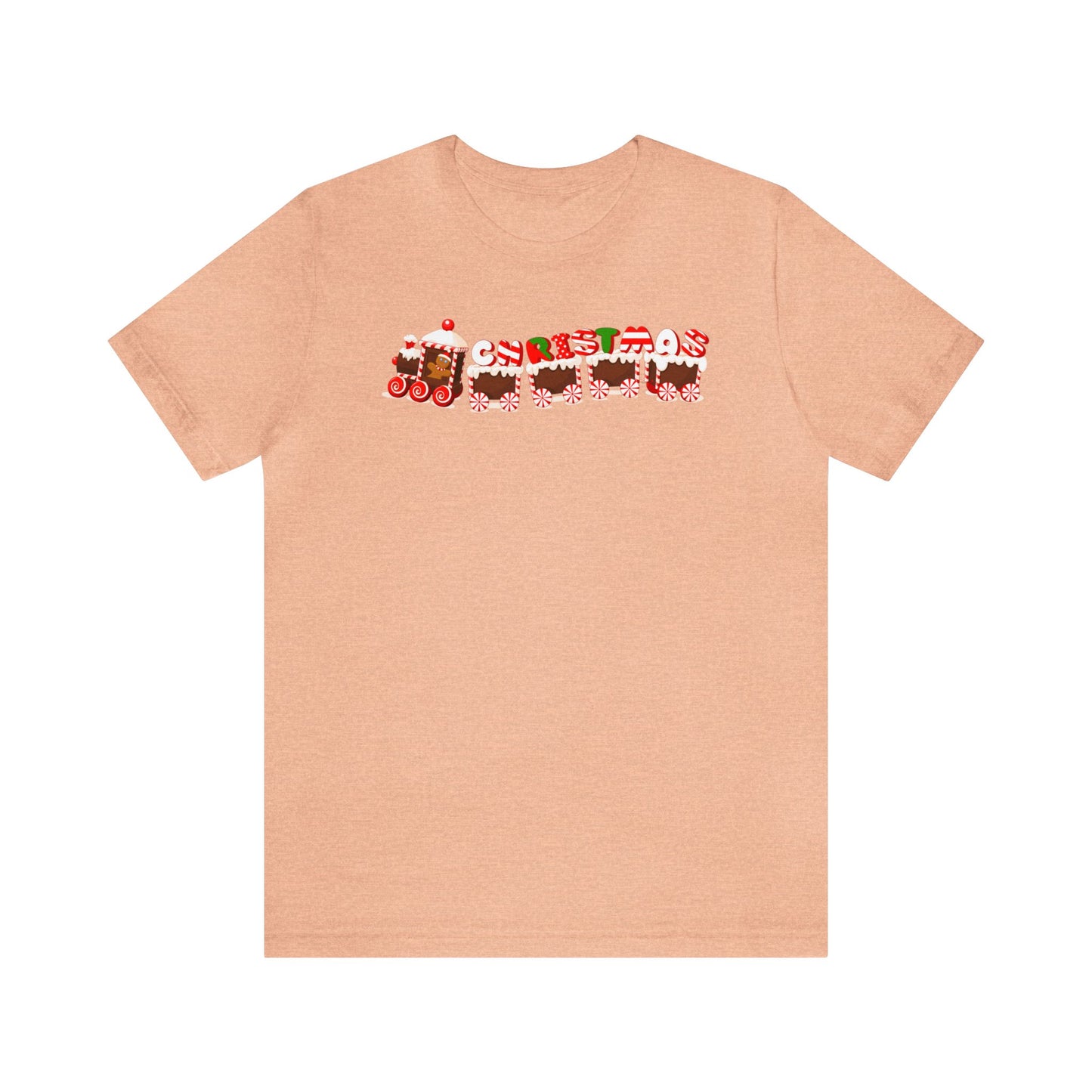 Ginger Bread Christmas Train Shirt, Christmas Shirt, Xmas Shirt, Holiday Shirt, Merry Shirt, Festive Shirt, Christmas Gift, Winter Tee