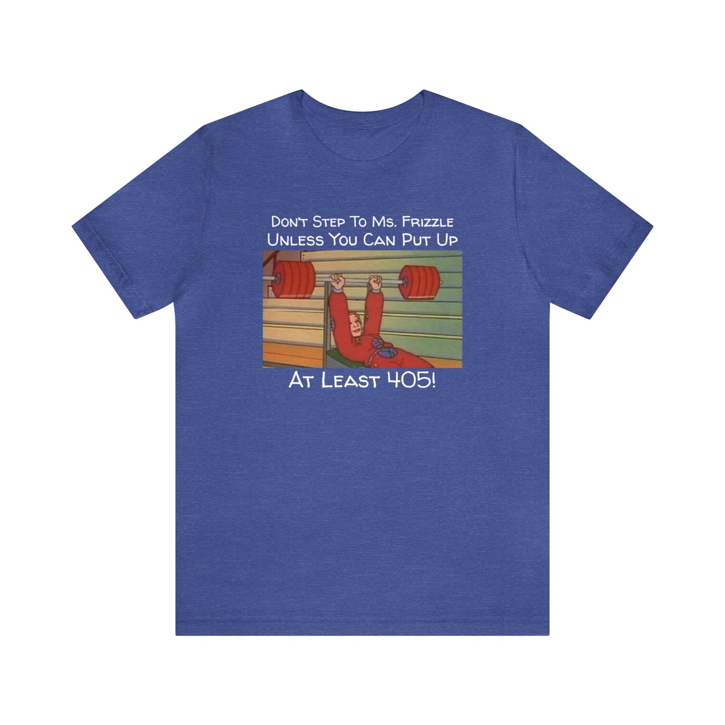 Ms. Frizzle Workout Shirt, Funny Shirt, Magic School Bus Gym T, Fitness Gym Shirt, Funny Gym Top, Muscle Shirt, Lifting Shirt, Flexing Tee,