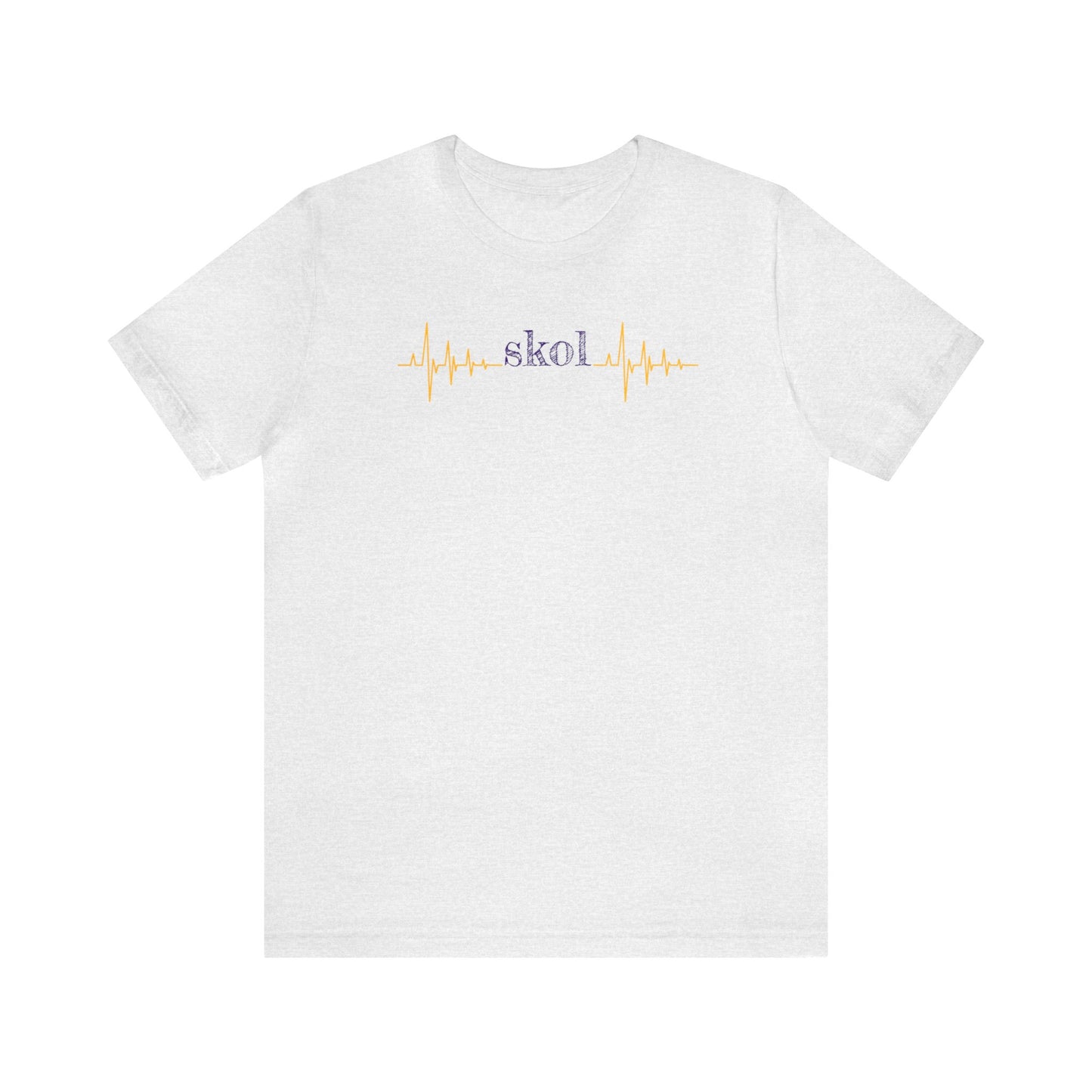Heartbeat Minnesota Vikings Shirt, Skol Shirt, Football Shirt, Heartbeat Sports Shirt, Minnesota Football, Football T, Heartbeat Shirt,Skol
