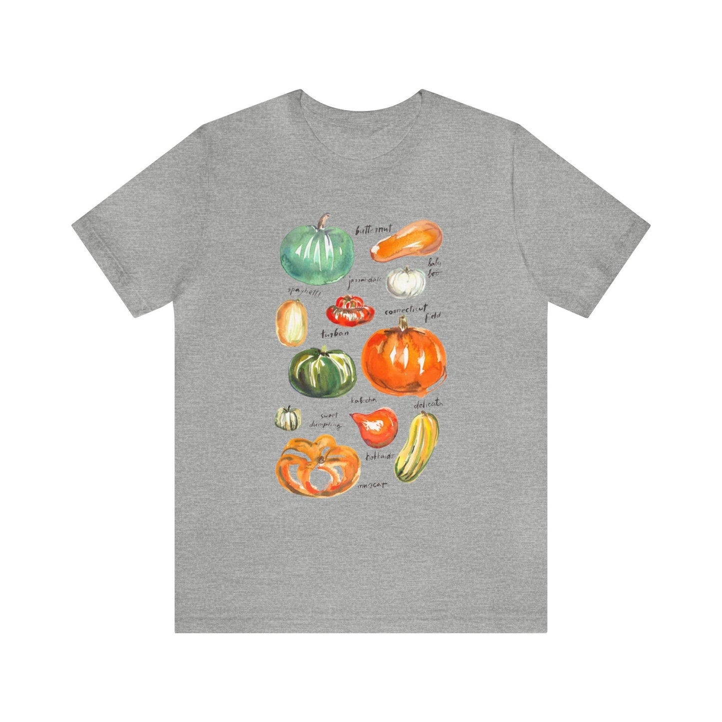 Squash Variety Shirt, Thanksgiving Fall Shirt, Cottagecore Shirt, Squash and Gourd Shirt, Gardener & Plant Lover Shirt, Autumn Season Shirt