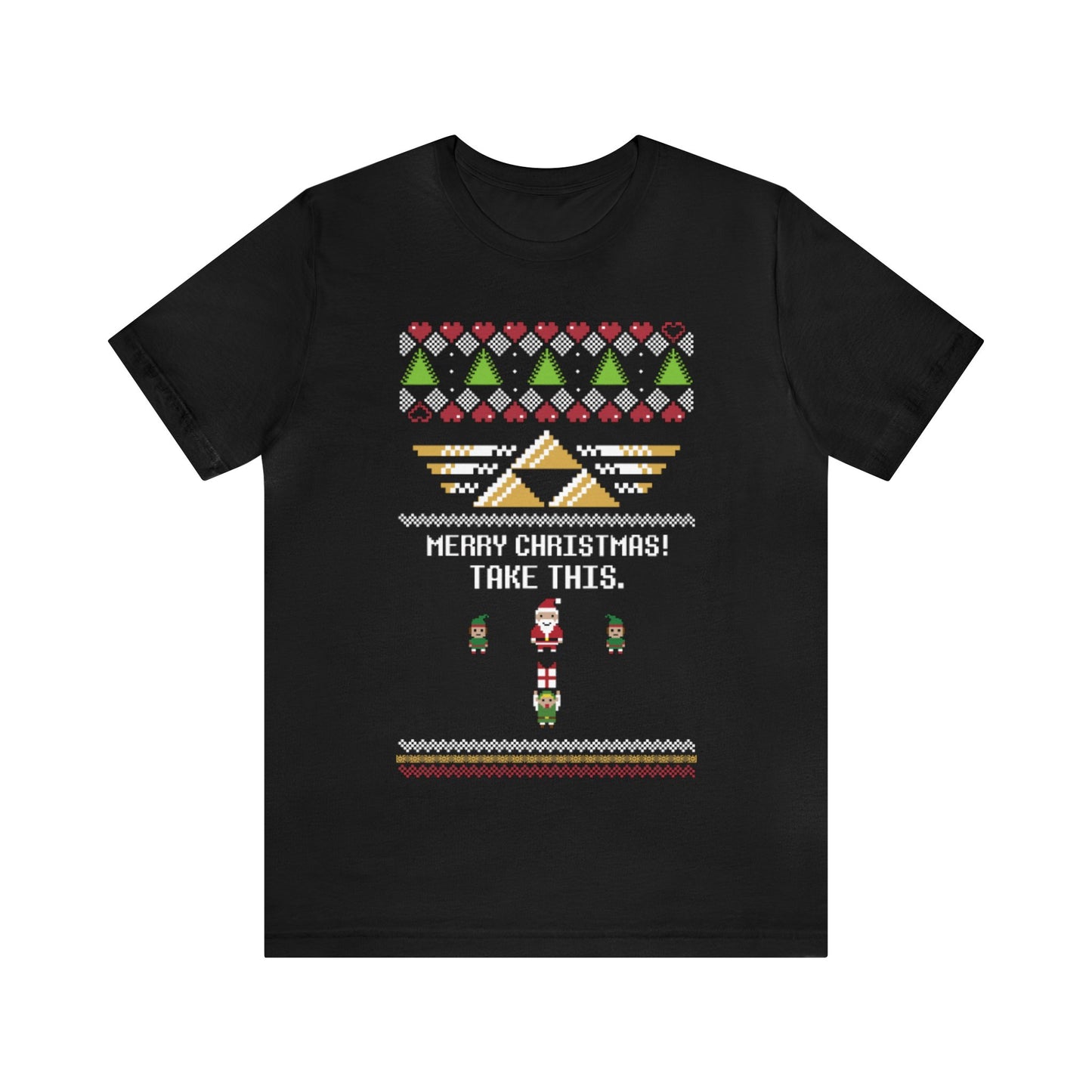 Merry Christmas Take This Ugly Christmas Sweater, NES Christmas Sweater, Video Game Shirt, Gamer Shirt, 8-Bit, Holiday Sweater, Ugly, Xmas