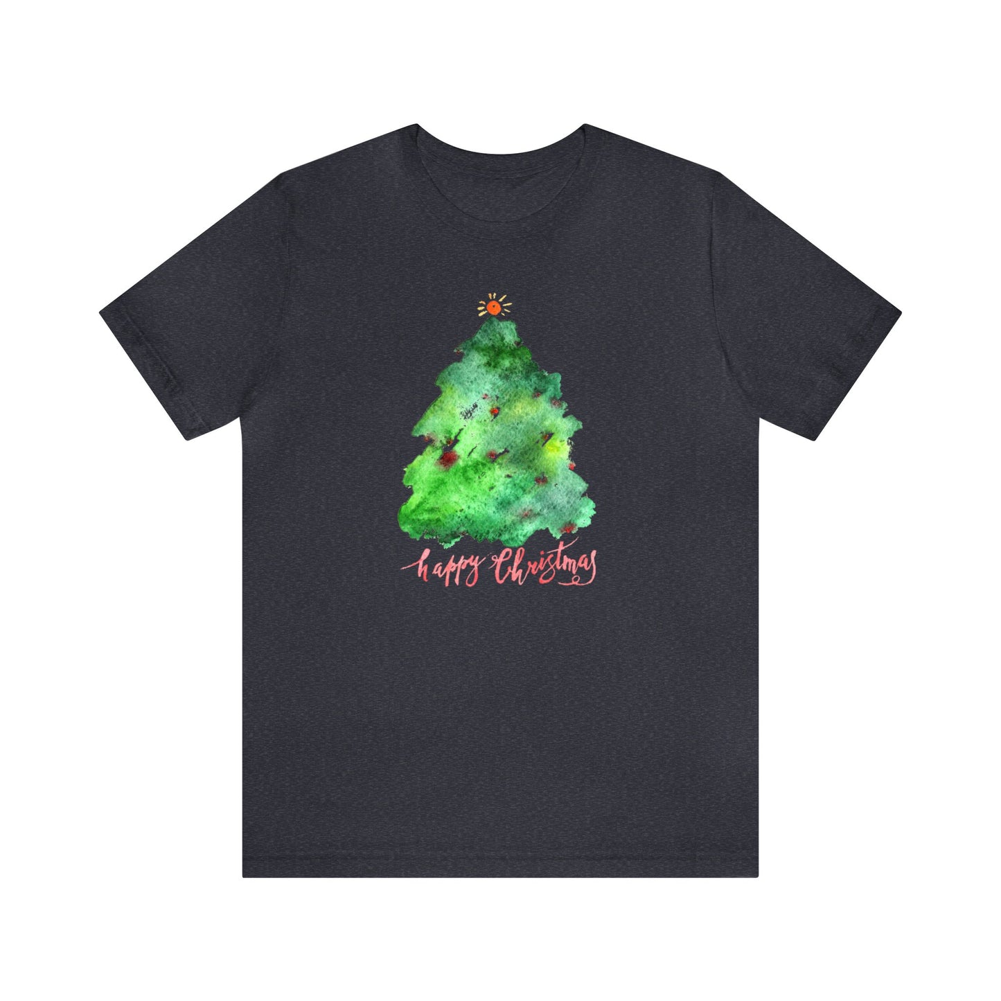 Happy Christmas Tree Shirt, Christmas Shirt, Xmas Shirt, Holiday Shirt, Merry Shirt, Festive Shirt, Merry Christmas Tee, Christmas Gift