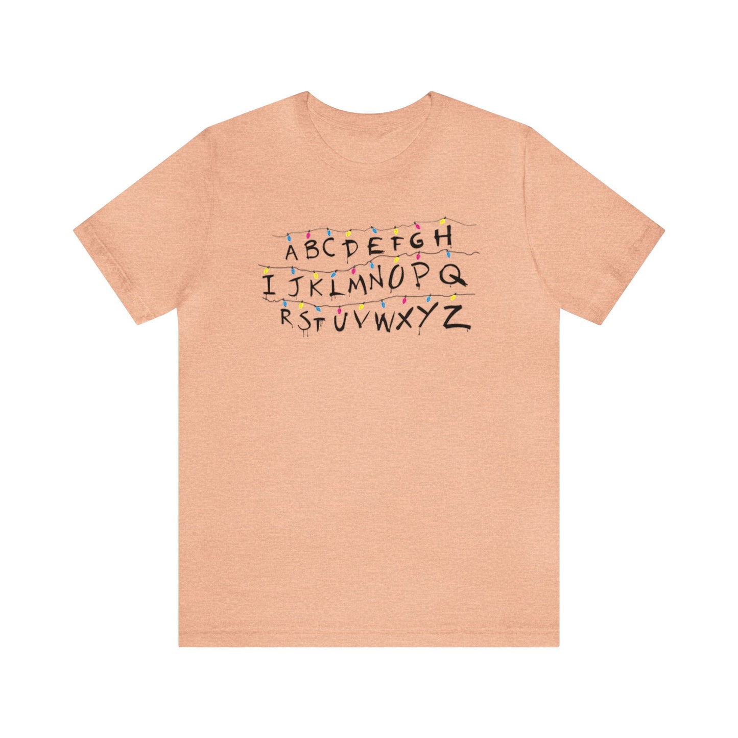 ABC Christmas Shirt, Stranger Things Alphabet Christmas Shirt, Teacher Alphabet Xmas Gift, Holiday, Ugly, Xmas, Christmas Sweatshirt, Xmas T