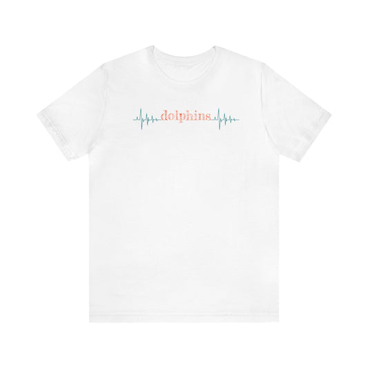 Heartbeat Miami Dolphins Shirt, Football Shirt, Heartbeat Sports Shirt, Miami Football, Football T, Heartbeat Shirt, Dolphins Shirt, Marino