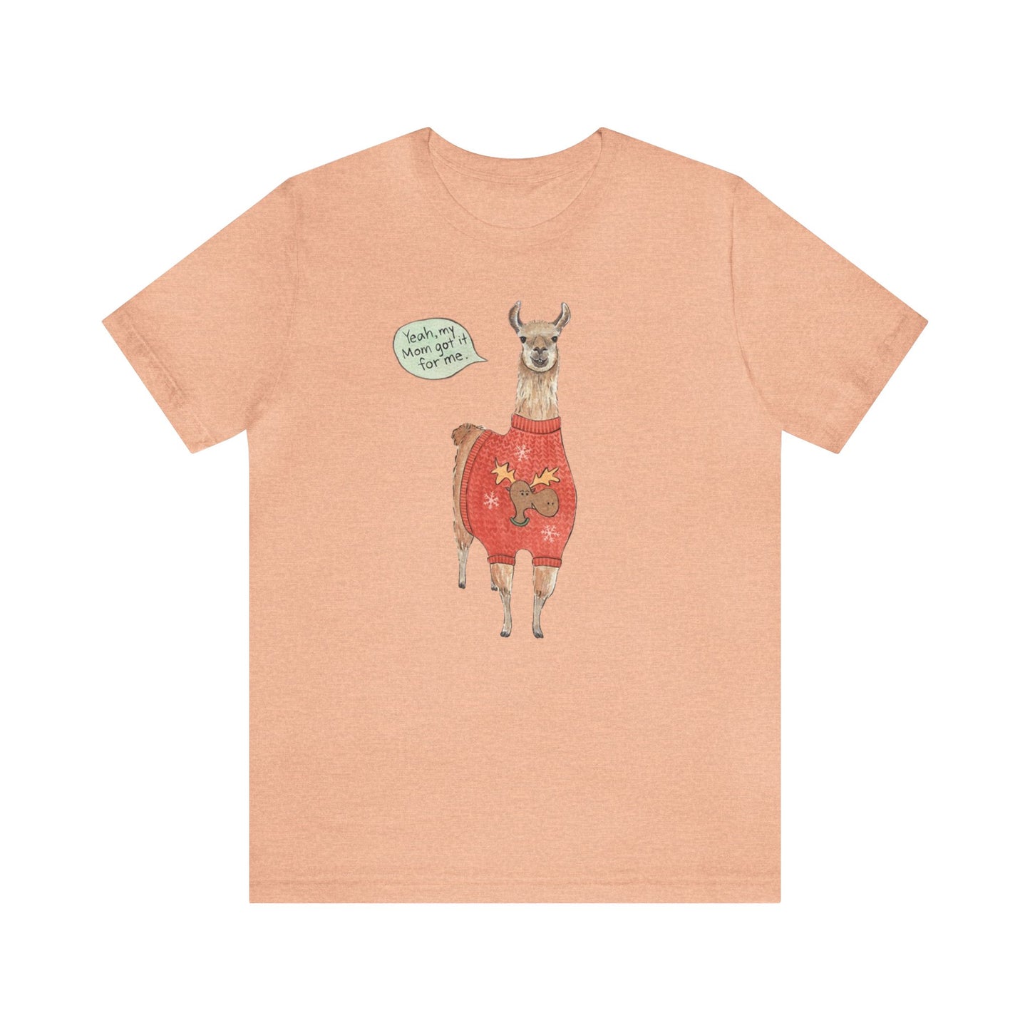 Llama Wearing a Sweater Shirt, Llama shirt, Llama Christmas Shirt, Xmas Shirt, Holiday Shirt, Merry Shirt, Festive Shirt, Merry Christmas T