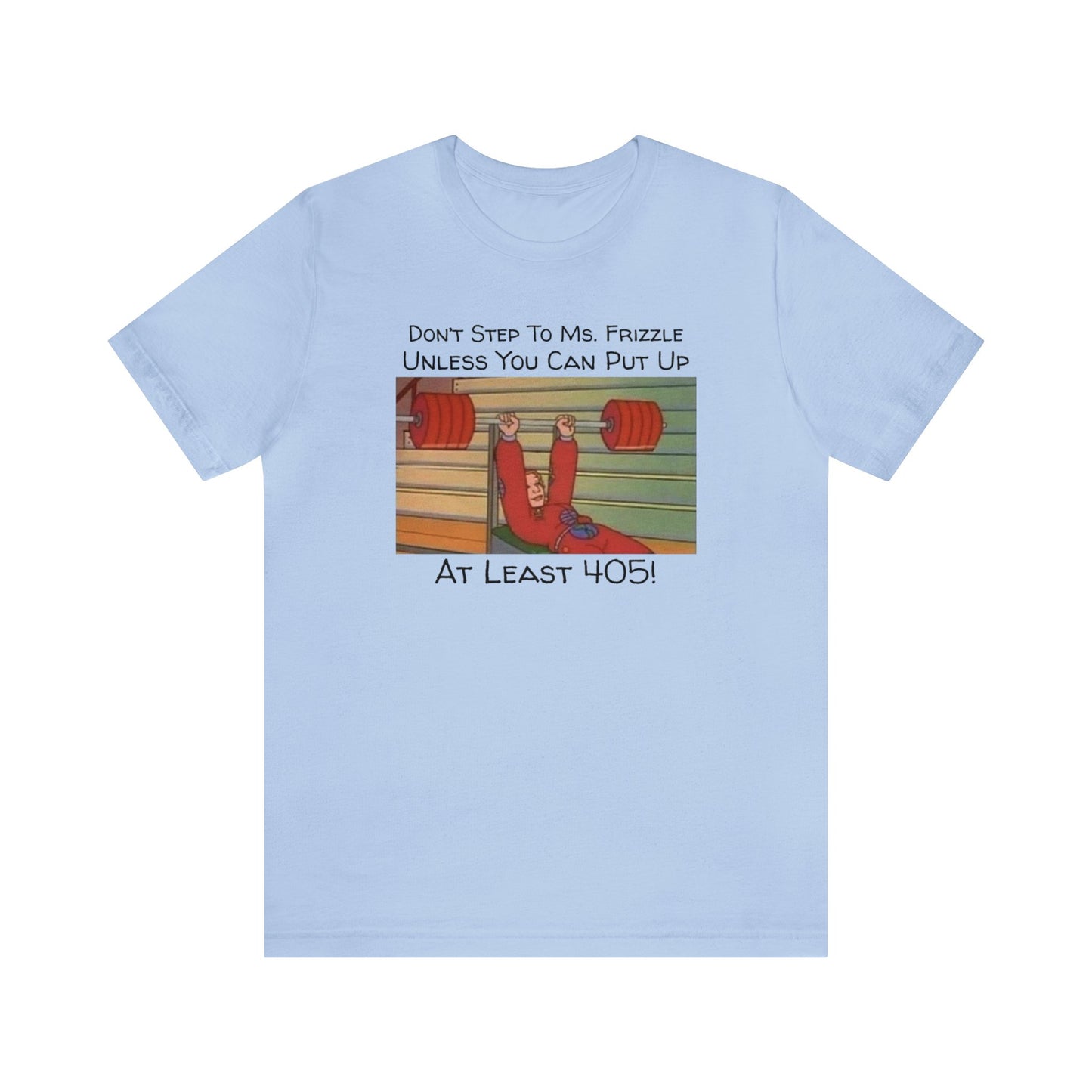Ms. Frizzle Workout Shirt, Funny Shirt, Magic School Bus Gym T, Fitness Gym Shirt, Funny Gym Top, Muscle Shirt, Lifting Shirt, Flexing Tee,