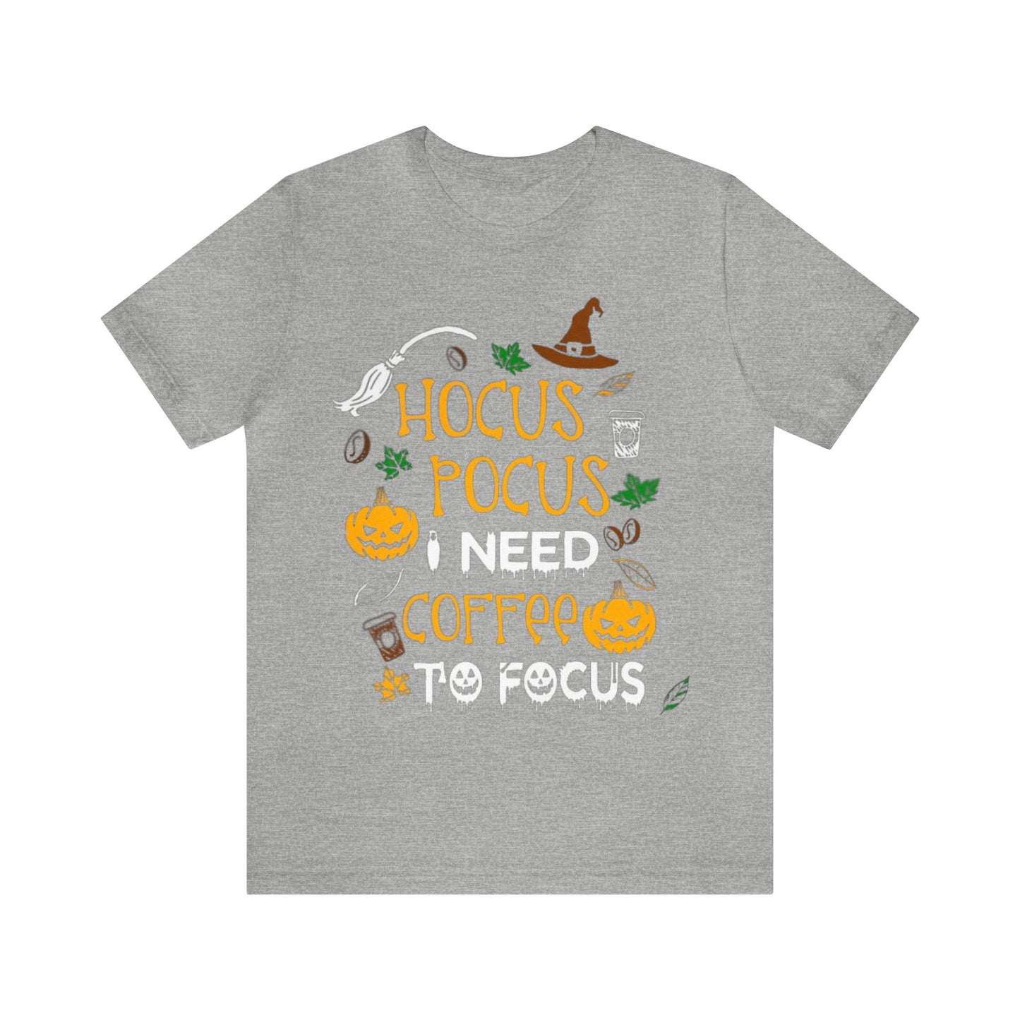 Hocus Pocus I need Coffee To Focus Shirt, Halloween Shirt, Funny Halloween Coffee Shirt, Halloween Coffee Lover Shirt, Hocus Pocus Shirt