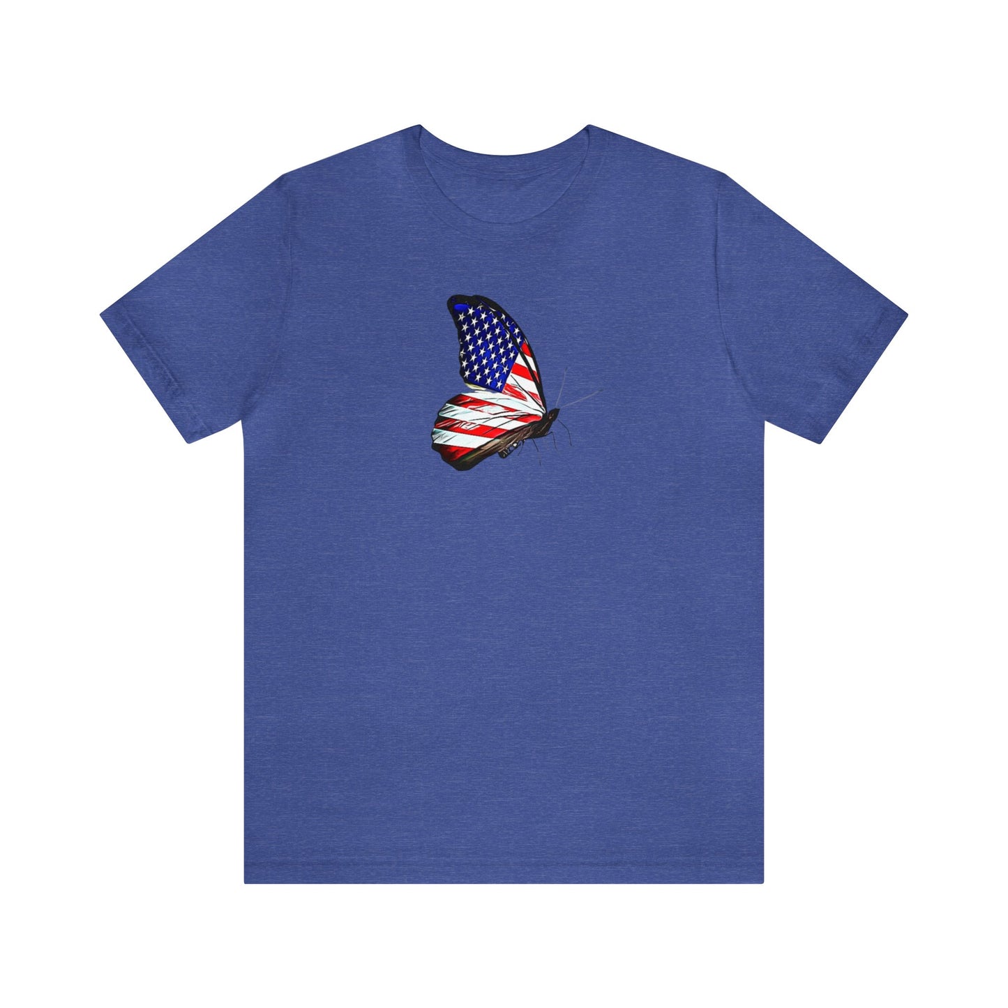 American Flag Butterfly Shirt, Red, White and Blue, 4th of July Shirt, Patriotic Shirt, USA Shirt, Freedom Shirt, Butterfly Shirt, Butterfly