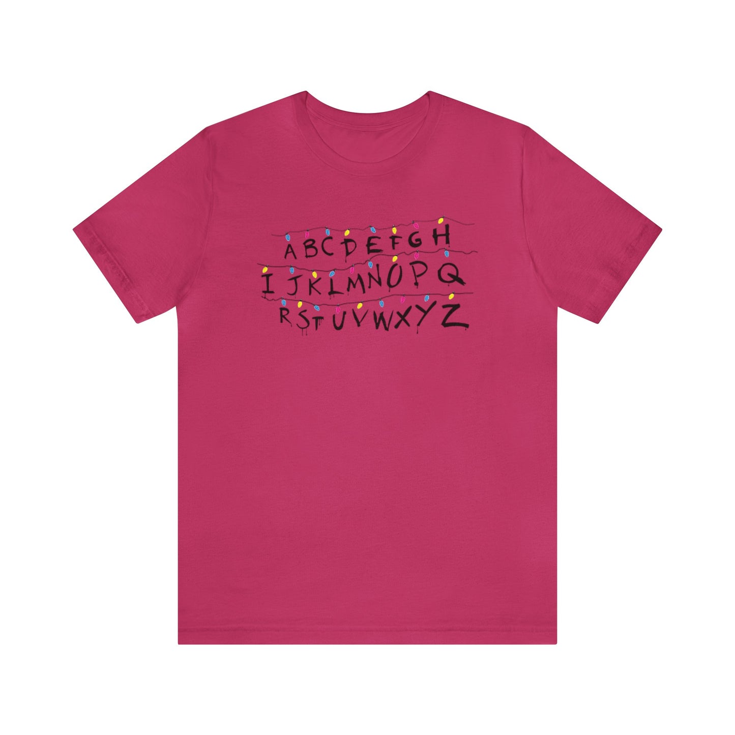 ABC Christmas Shirt, Stranger Things Alphabet Christmas Shirt, Teacher Alphabet Xmas Gift, Holiday, Ugly, Xmas, Christmas Sweatshirt, Xmas T