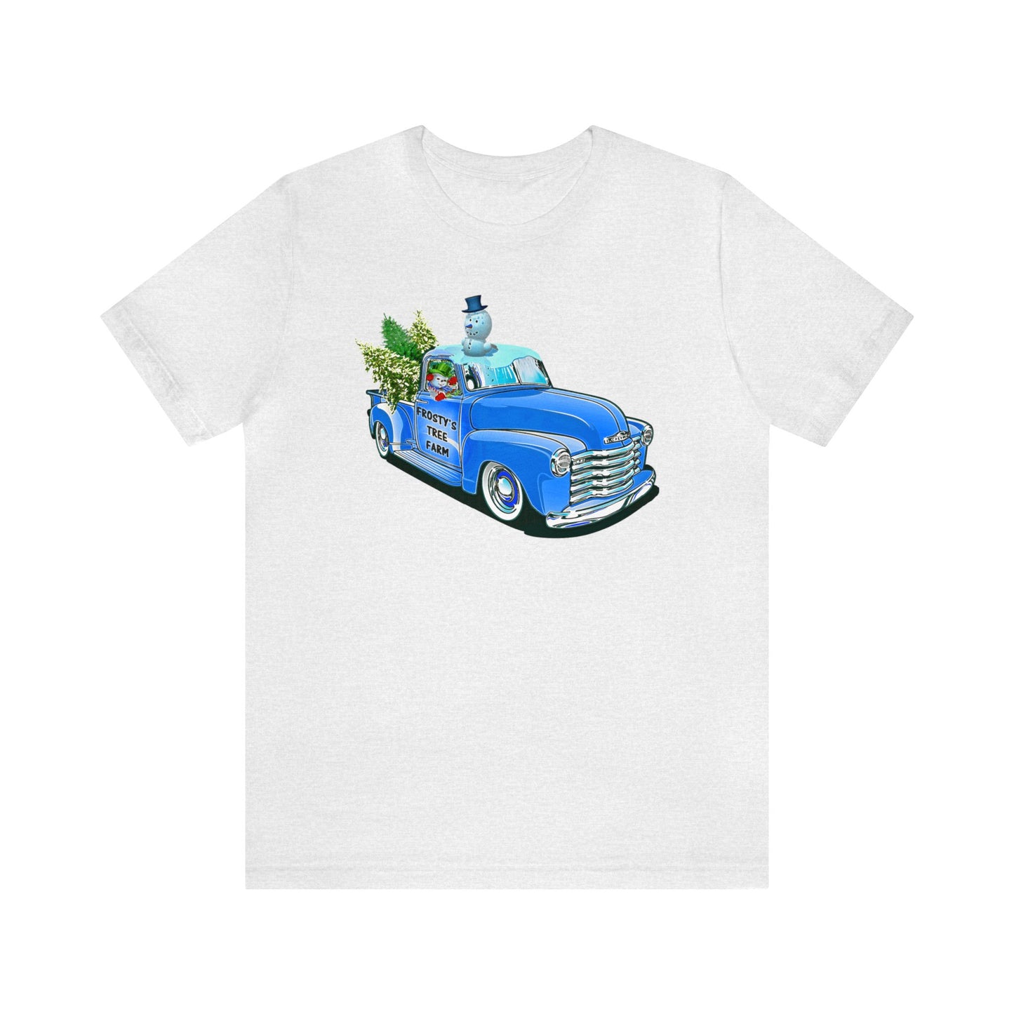 Frosty's Tree Farm Truck Shirt, Farm Fresh Christmas Tree Truck Shirt, Vintage Christmas Truck Shirt, Packard Truck Shirt, Frosty Snowman T