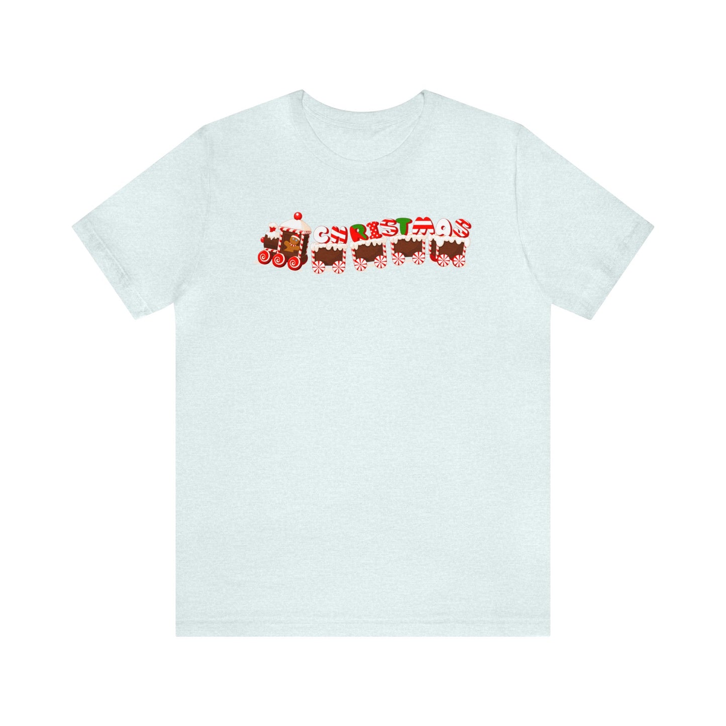 Ginger Bread Christmas Train Shirt, Christmas Shirt, Xmas Shirt, Holiday Shirt, Merry Shirt, Festive Shirt, Christmas Gift, Winter Tee