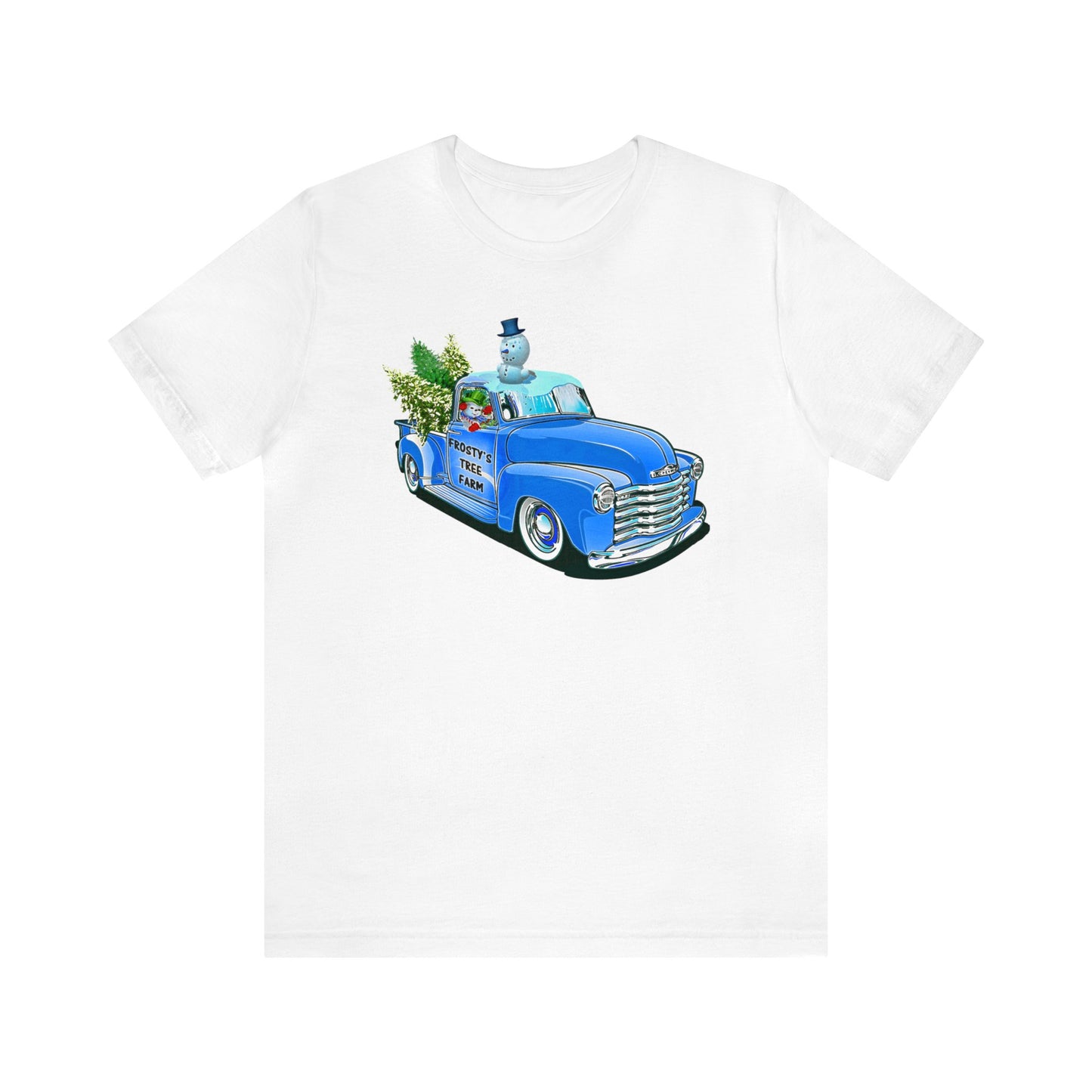 Frosty's Tree Farm Truck Shirt, Farm Fresh Christmas Tree Truck Shirt, Vintage Christmas Truck Shirt, Packard Truck Shirt, Frosty Snowman T