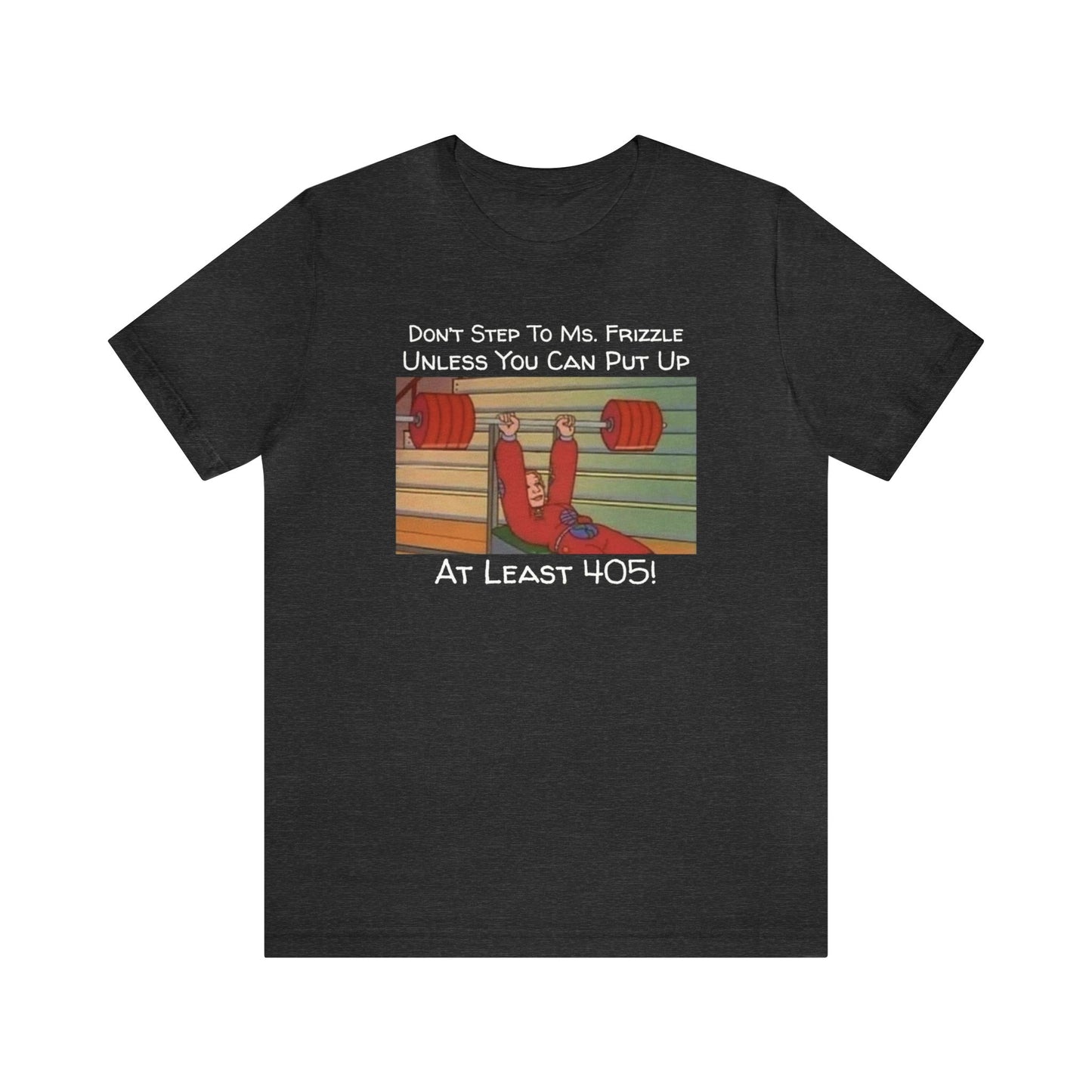 Ms. Frizzle Workout Shirt, Funny Shirt, Magic School Bus Gym T, Fitness Gym Shirt, Funny Gym Top, Muscle Shirt, Lifting Shirt, Flexing Tee,