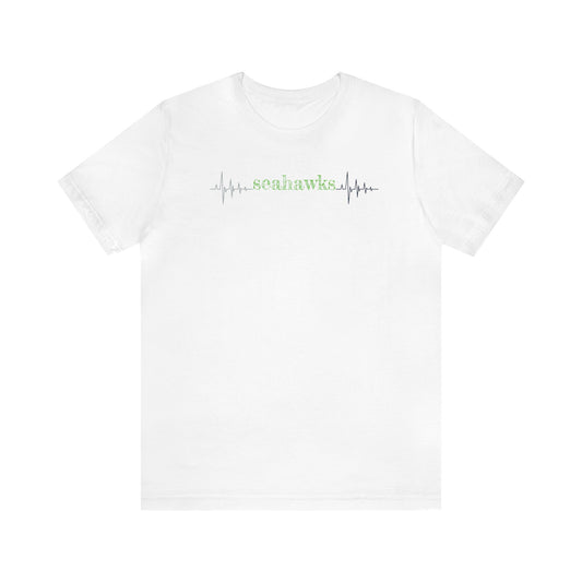 Heartbeat Seattle Seahawks Shirt, Football Shirt, Heartbeat Sports Shirt, Seattle Football, Football Tee, Heartbeat Shirt, Seahawks Shirt