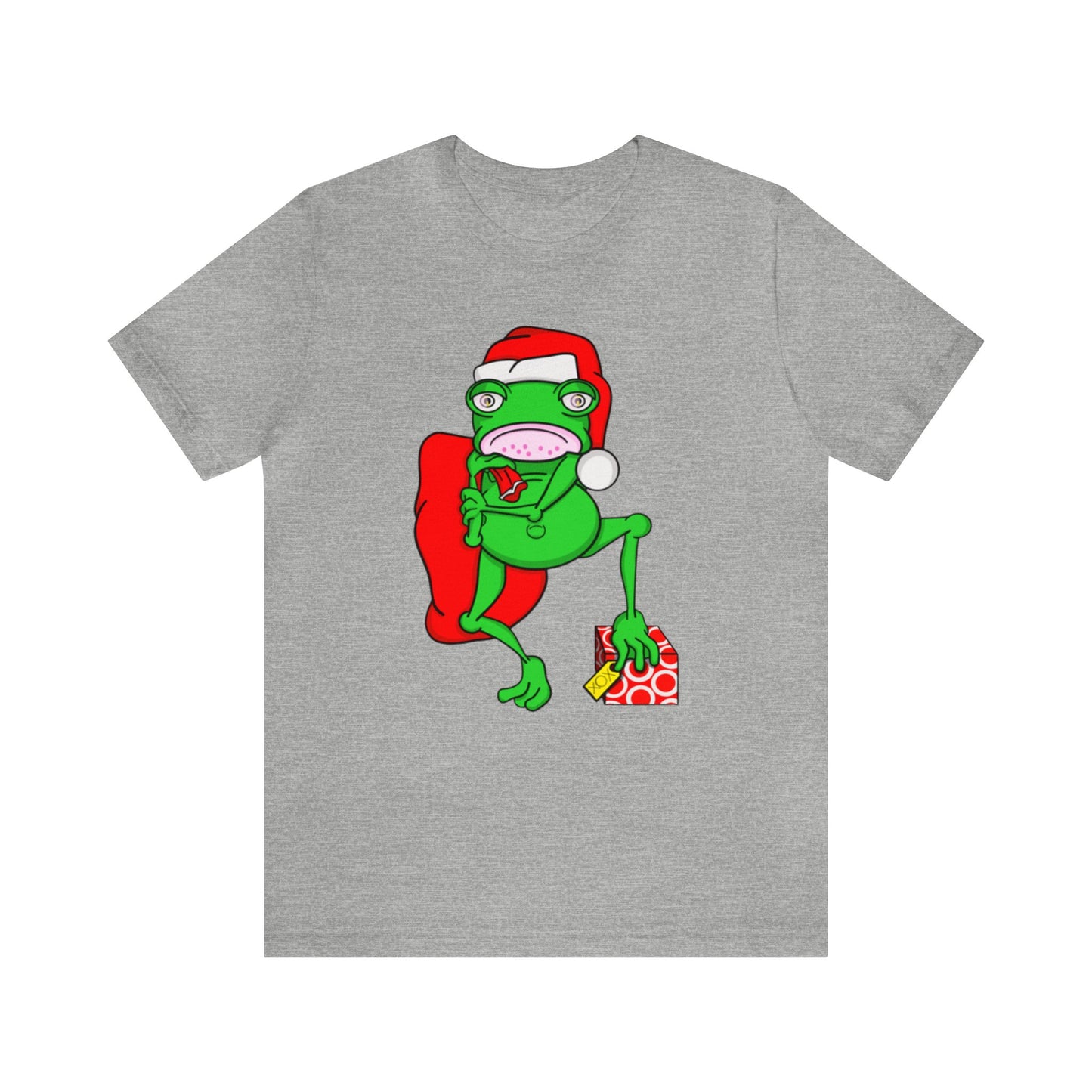 Frog Santa Shirt, Santa Claus Shirt, Christmas Shirt, Xmas Shirt, Holiday Shirt, Merry Shirt, Festive Shirt, Merry Christmas Tee, Frog Shirt