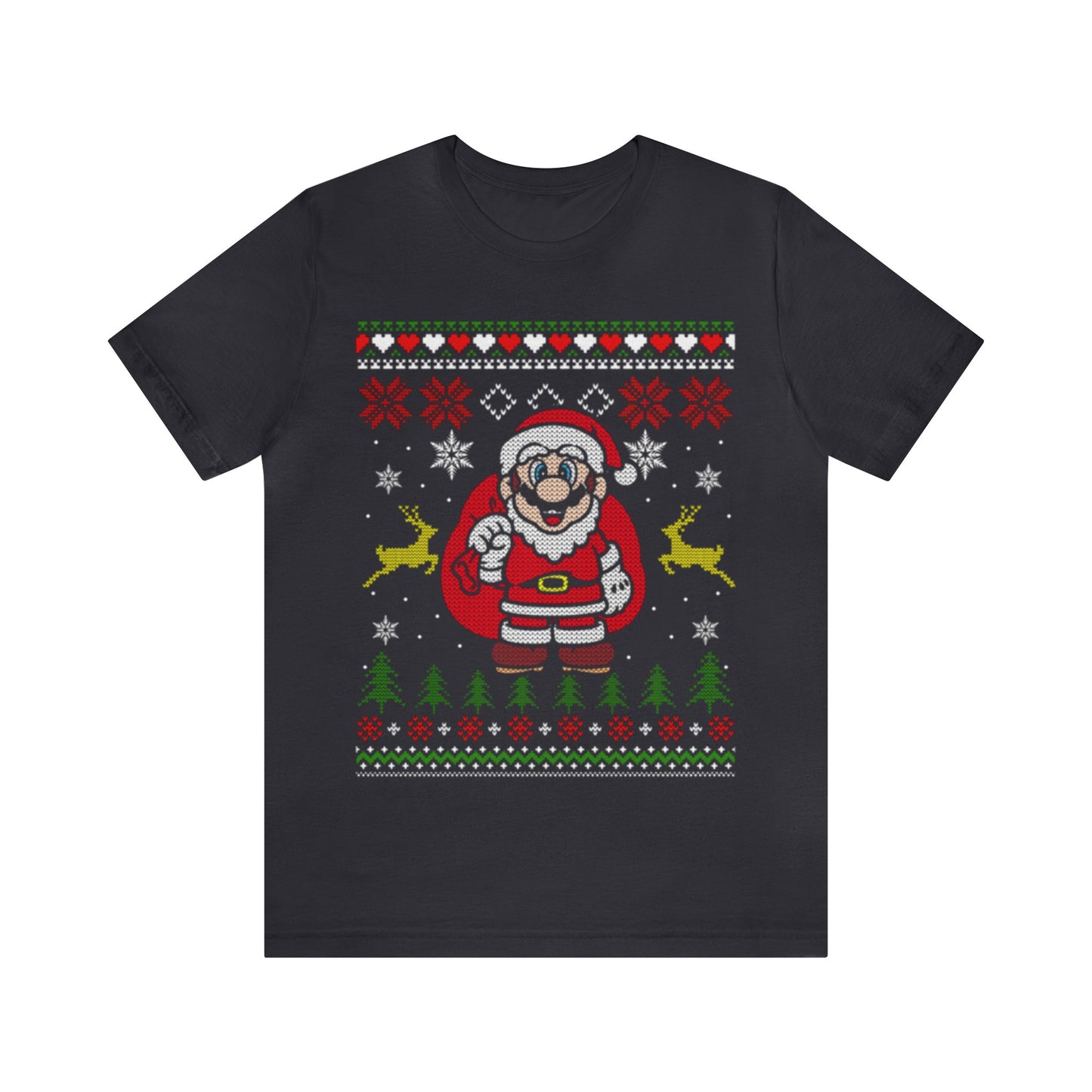 Super Santa Mario Ugly Christmas Sweater, NES Christmas Sweater, Holiday Sweater, Ugly, Xmas, Funny Christmas, Funny Gift, Christmas Shirt