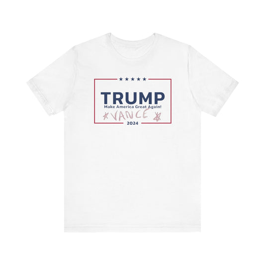 Trump Vance 2024 T Shirt, Vance Drawn with Lipstick, RNC Convention sign, Freedom Shirt, President Shirt, American Shirt, Voting Shirt, MAGA, Trump Election Tee, Donald Trump,