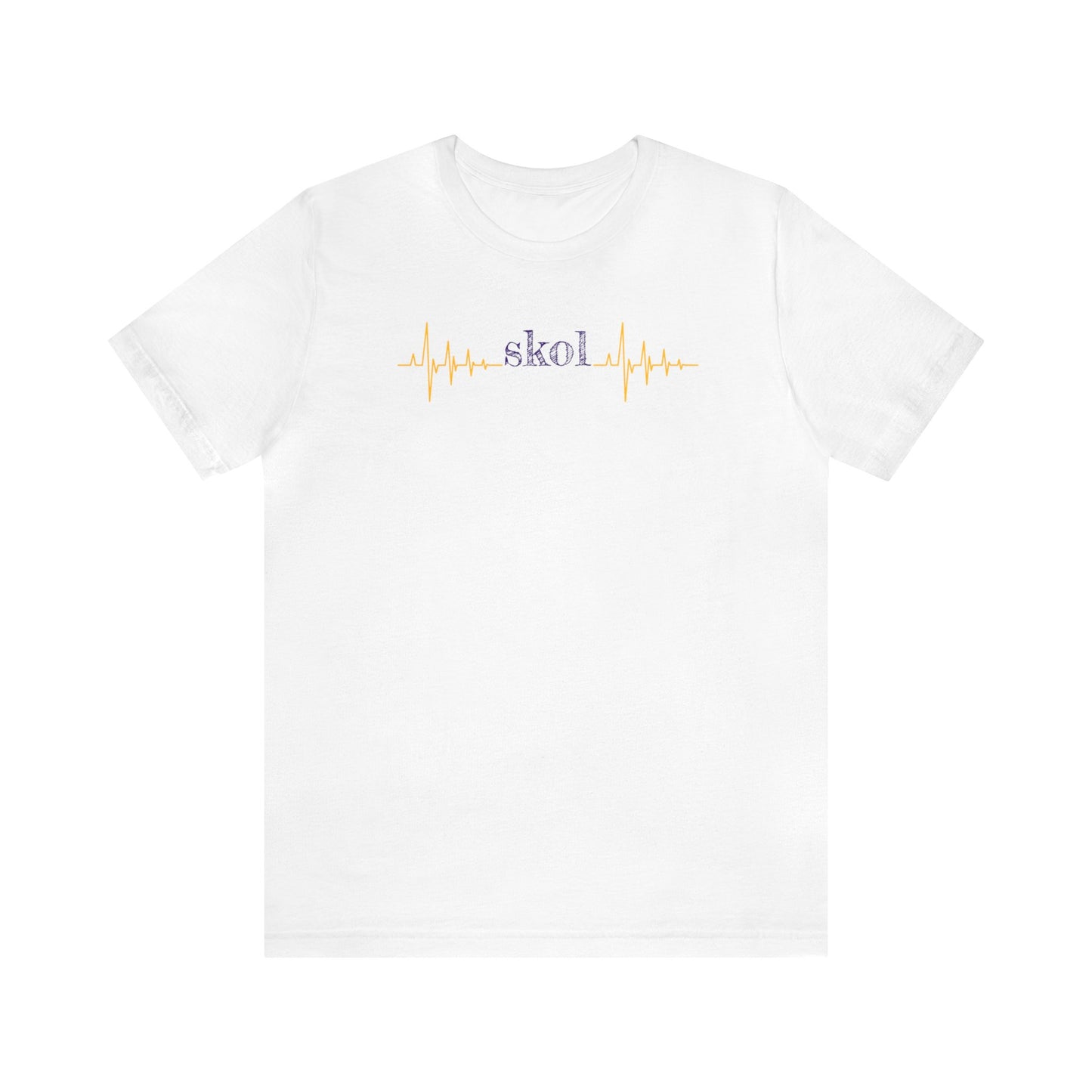 Heartbeat Minnesota Vikings Shirt, Skol Shirt, Football Shirt, Heartbeat Sports Shirt, Minnesota Football, Football T, Heartbeat Shirt,Skol