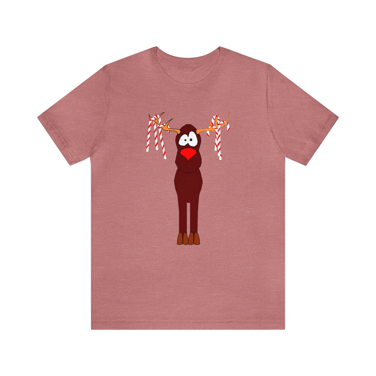 Rudolph Shirt, Reindeer shirt, Christmas Shirt, Xmas Shirt, Holiday Shirt, Merry Shirt, Festive Shirt, Merry Christmas Tee, Christmas Gift